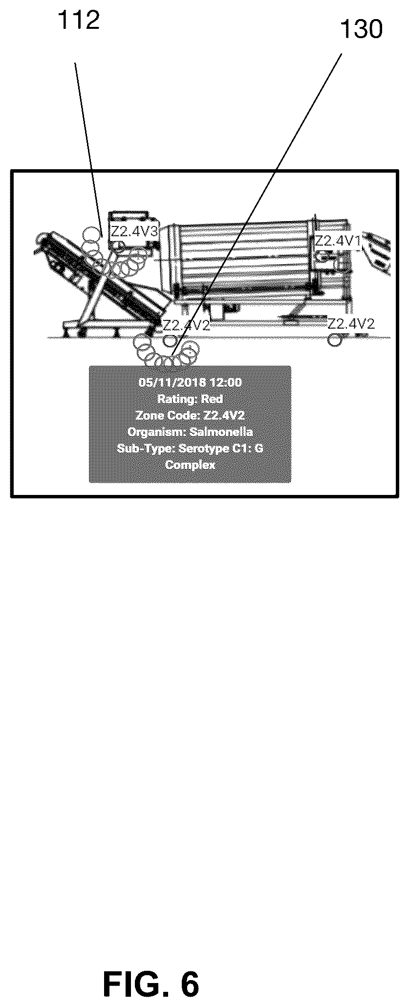 Patent US12332184 Figure 6 – System and method of tracking and graphically representing test results