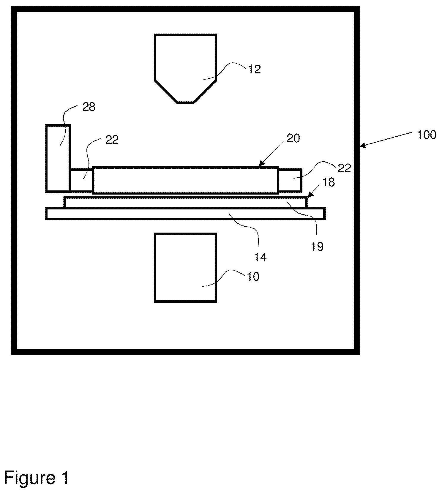 Patent US12332189 Figure 1 – X-ray inspection system, an x-ray imaging accessory, a sample support, a kit, and a method of using an x-ray inspection system