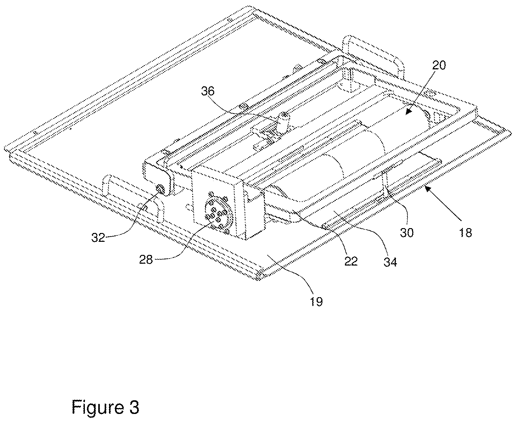 Patent US12332189 Figure 3 – X-ray inspection system, an x-ray imaging accessory, a sample support, a kit, and a method of using an x-ray inspection system