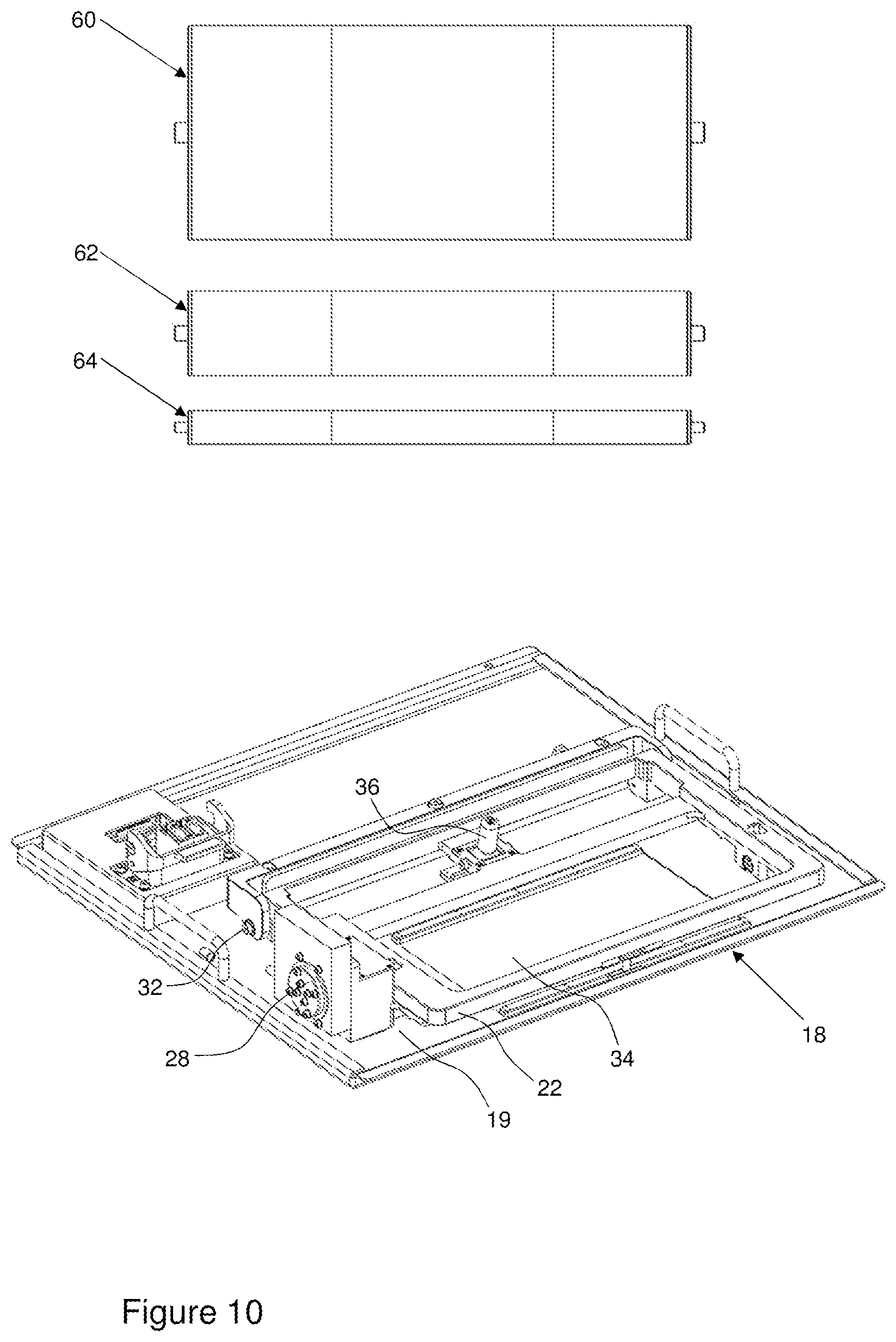 Patent US12332189 Figure 8 – X-ray inspection system, an x-ray imaging accessory, a sample support, a kit, and a method of using an x-ray inspection system