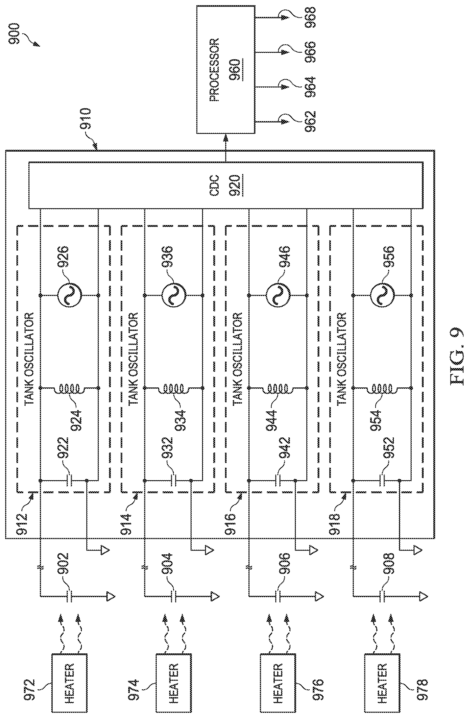 Patent US12332204 Figure 5 – Sensing frost and ice accumulation using capacitance