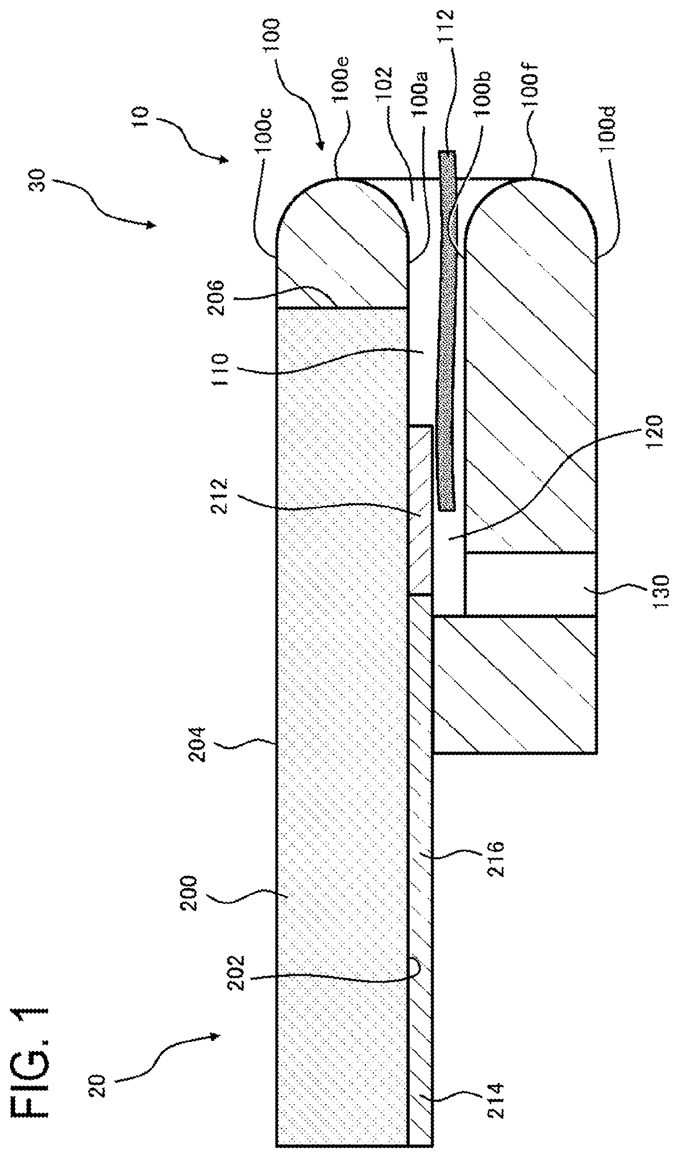 Patent US12332208 Figure 1 – Sensor chip, sensing apparatus, cover, body fluid collection device, and sensor
