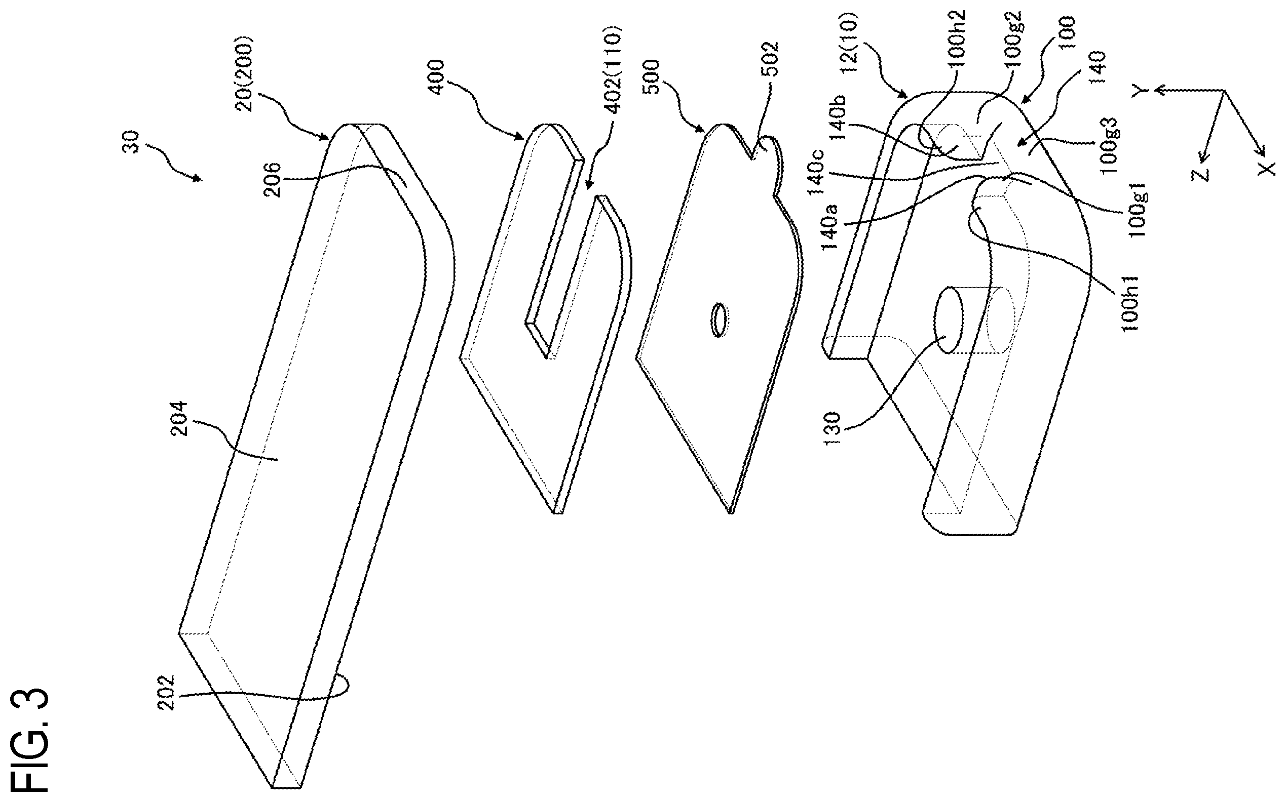 Patent US12332208 Figure 3 – Sensor chip, sensing apparatus, cover, body fluid collection device, and sensor