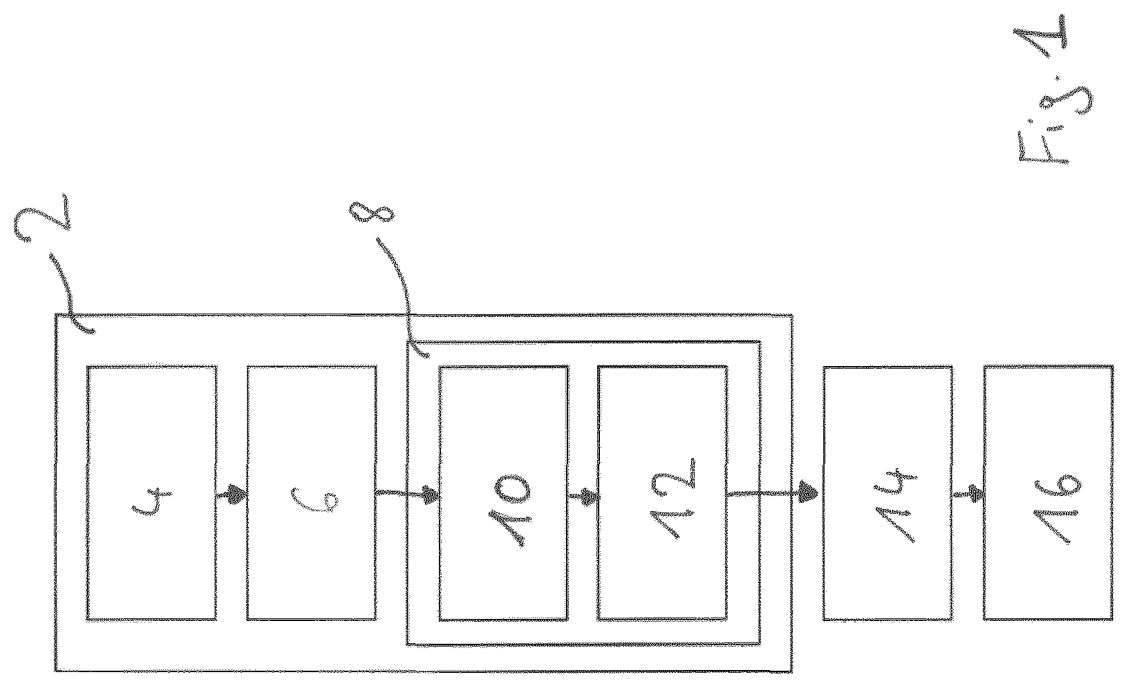 Patent US12332211 Figure 1 – Method for determining a materials characteristic value of magnetizable metal bodies by means of a micromagnetic sensor assembly, and corresponding sensor assembly