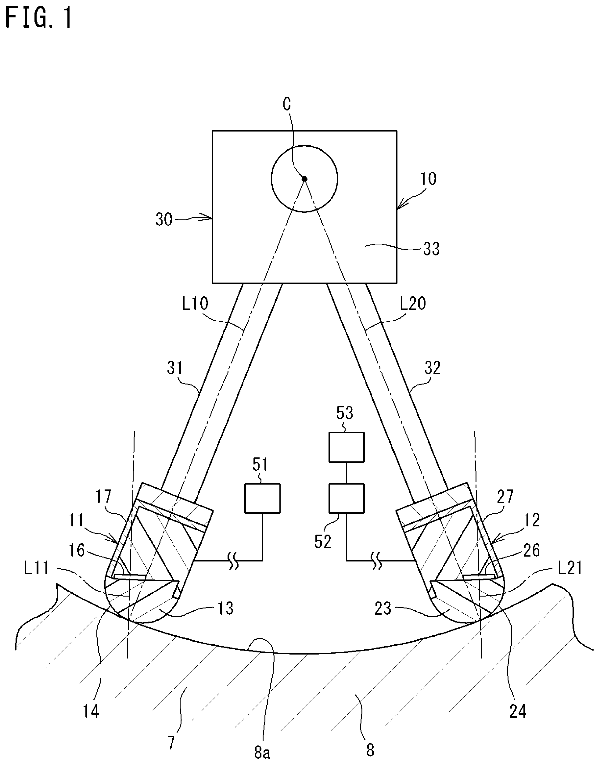 Patent US12332217 Figure 1 – Ultrasonic inspection apparatus