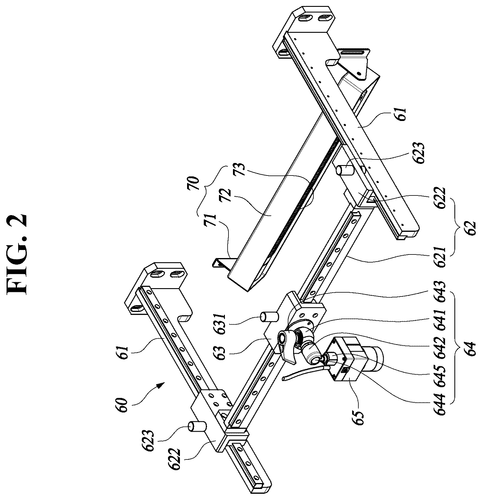 Patent US12332219 Figure 2 – Sample stretch test device and sample strech test system including same