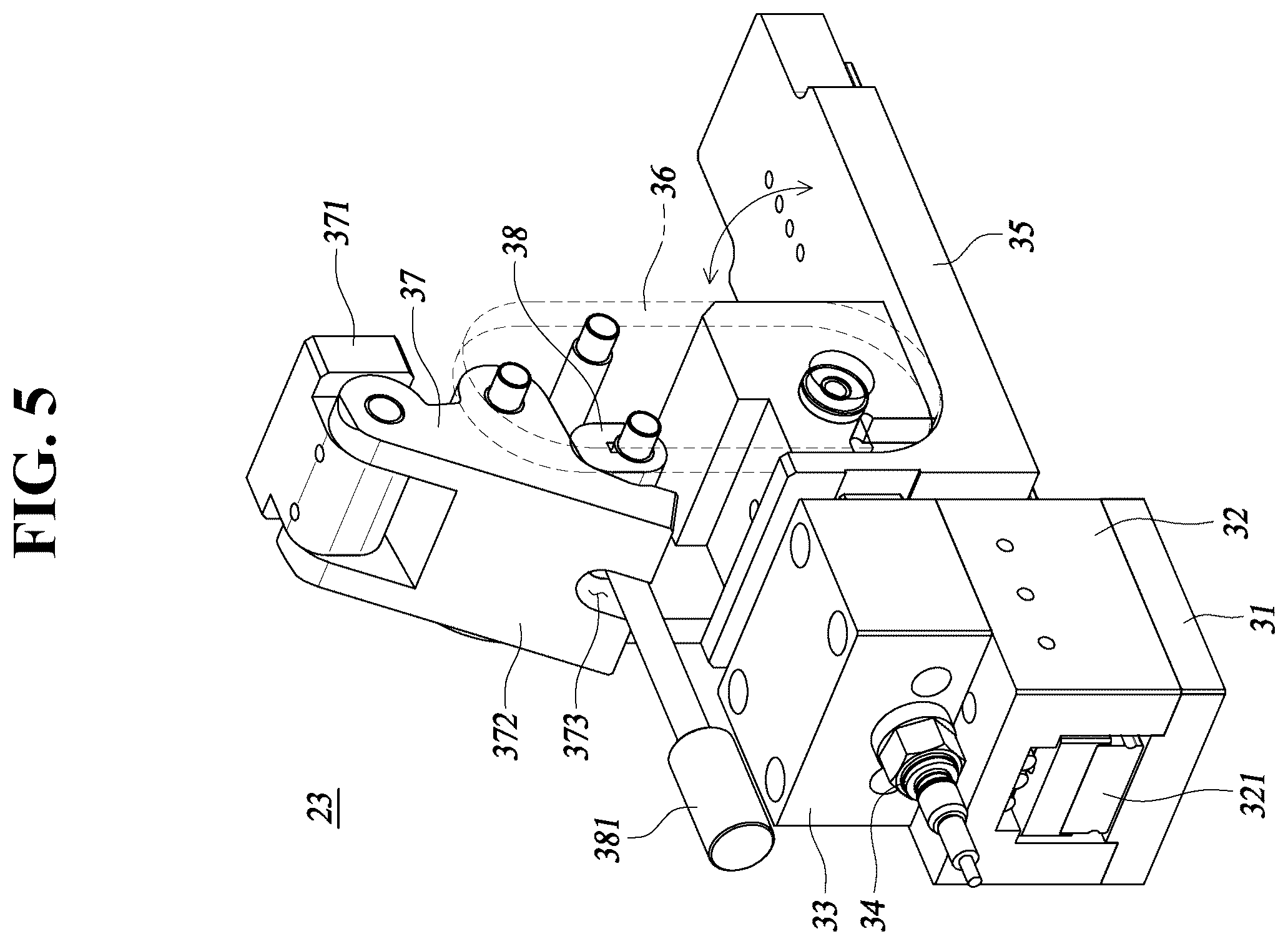 Patent US12332219 Figure 5 – Sample stretch test device and sample strech test system including same