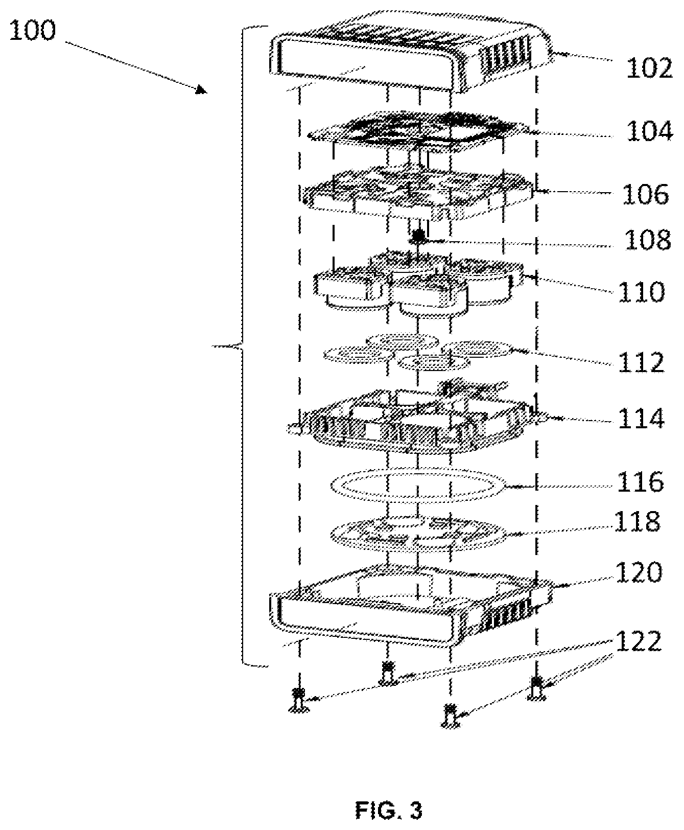 Patent US12332227 Figure 3 – Multi-sensor gas detector