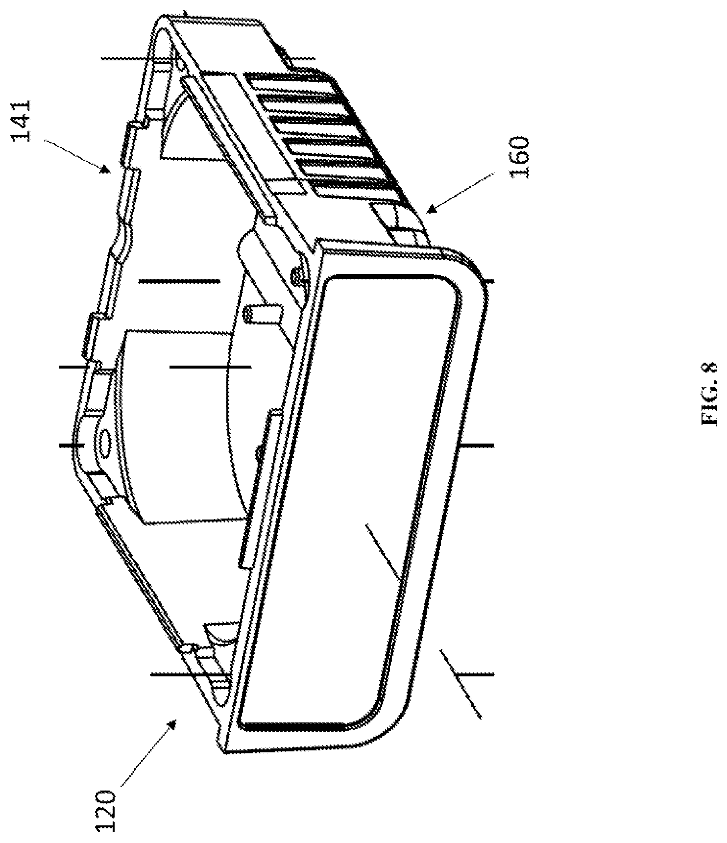 Patent US12332227 Figure 8 – Multi-sensor gas detector