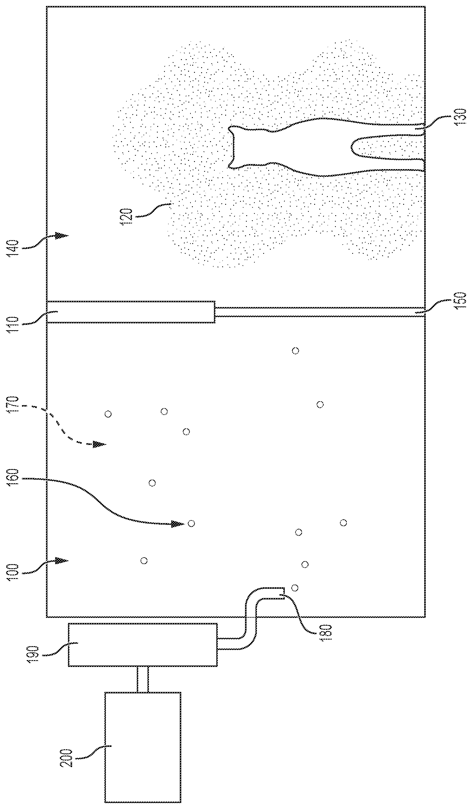 Patent US12332228 Figure 1 – Volatile organic compound bio-scanning system for food chain safety and security