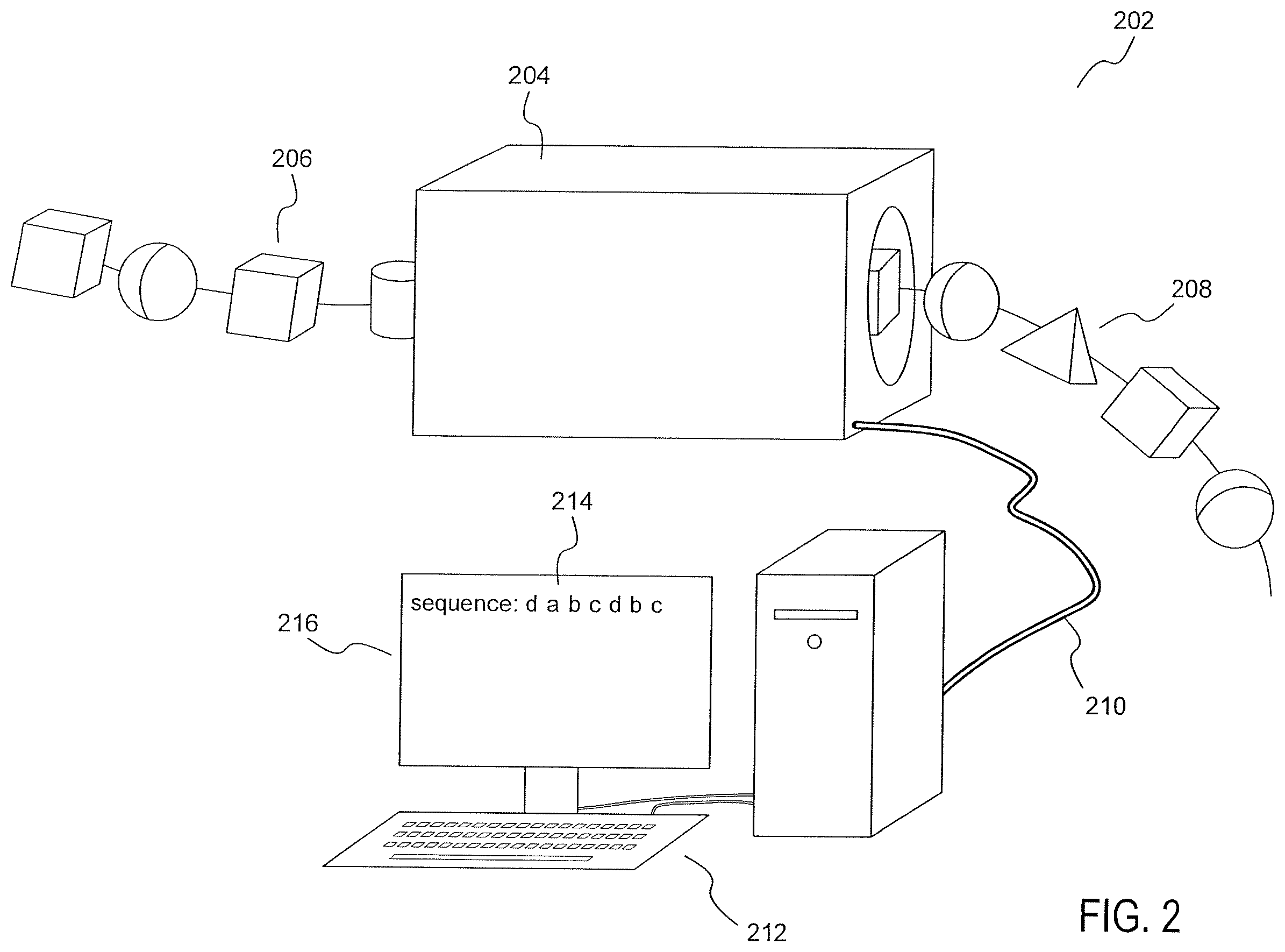 Patent US12332248 Figure 2 – Sequence-detection system