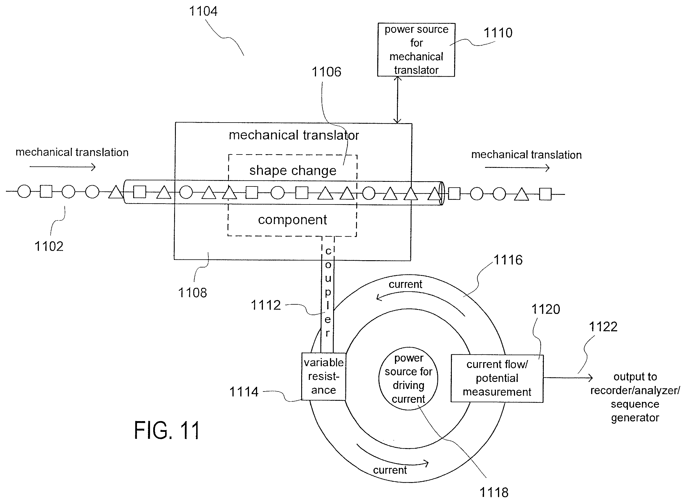 Patent US12332248 Figure 11 – Sequence-detection system