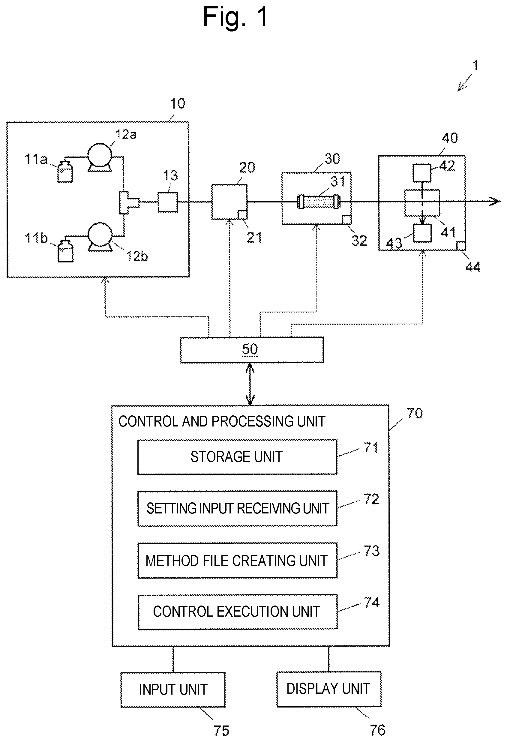 Patent US12332259 Figure 1 – Analysis device