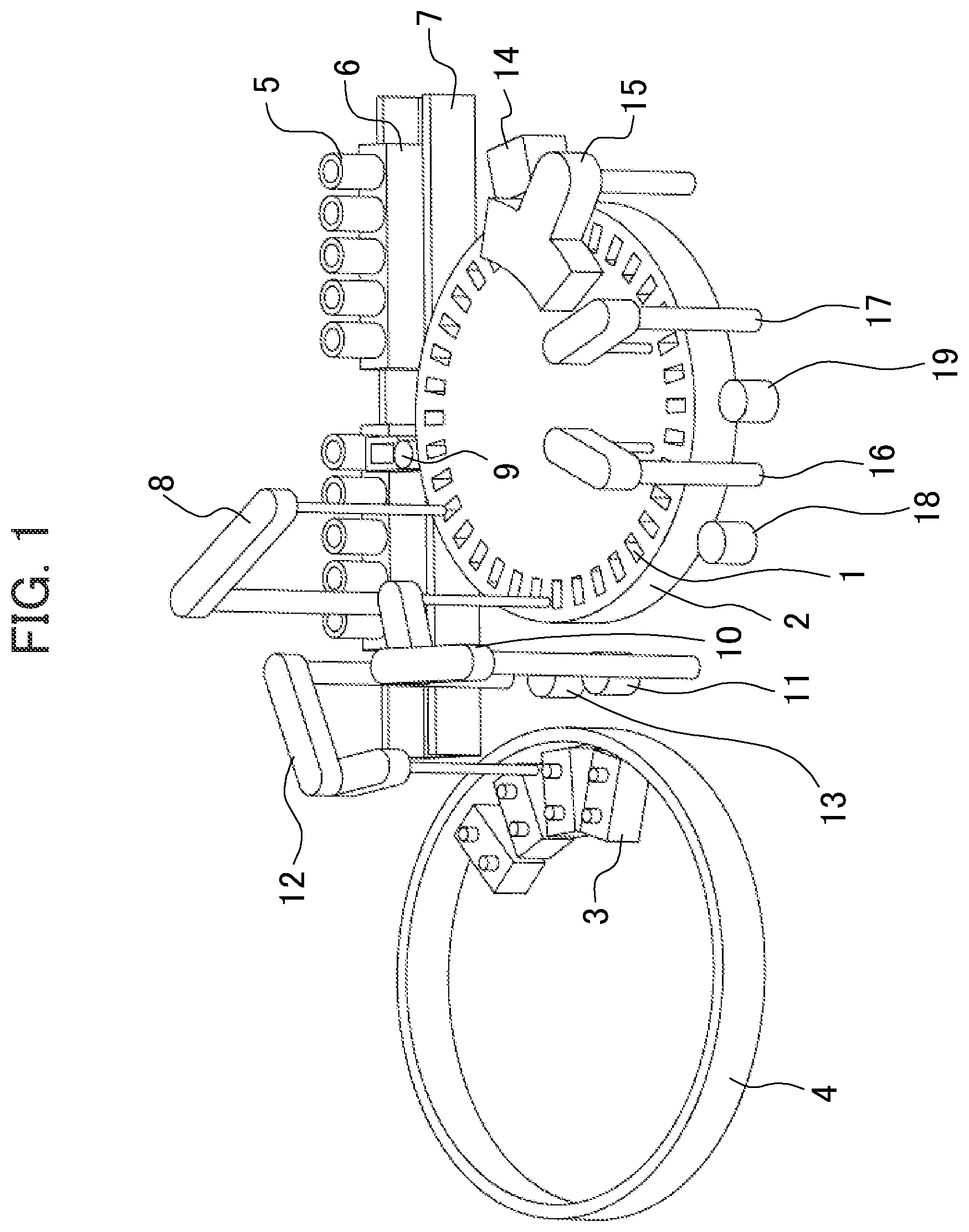 Patent US12332260 Figure 1 – Automatic analyzer