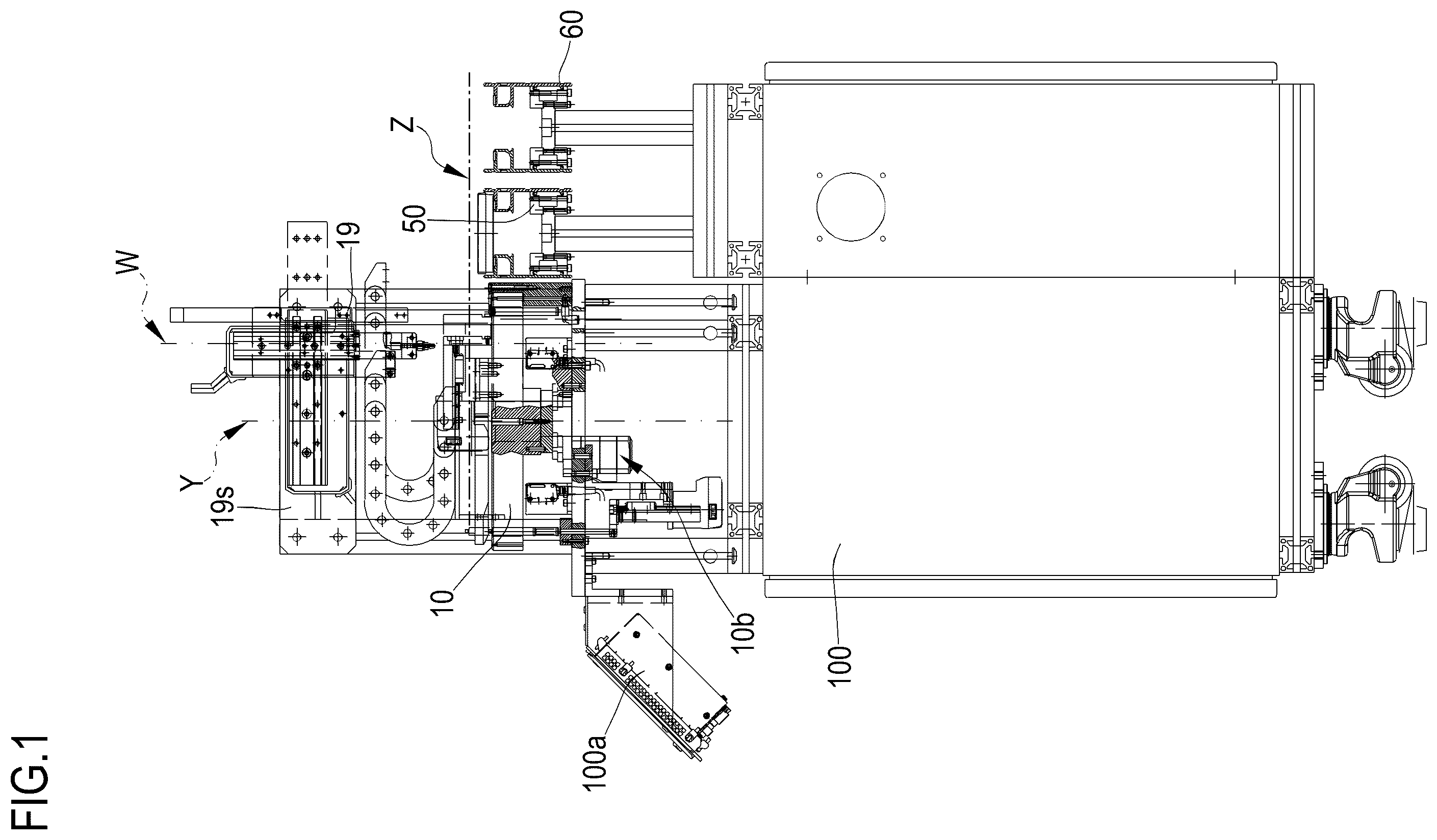 Patent US12332261 Figure 1 – Device of distribution of impregnated supports and associated method