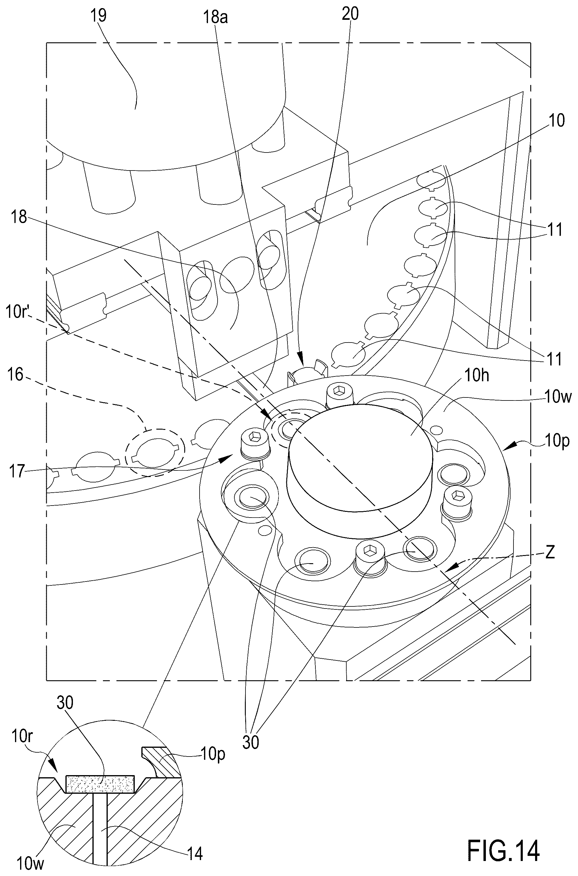 Patent US12332261 Figure 10 – Device of distribution of impregnated supports and associated method