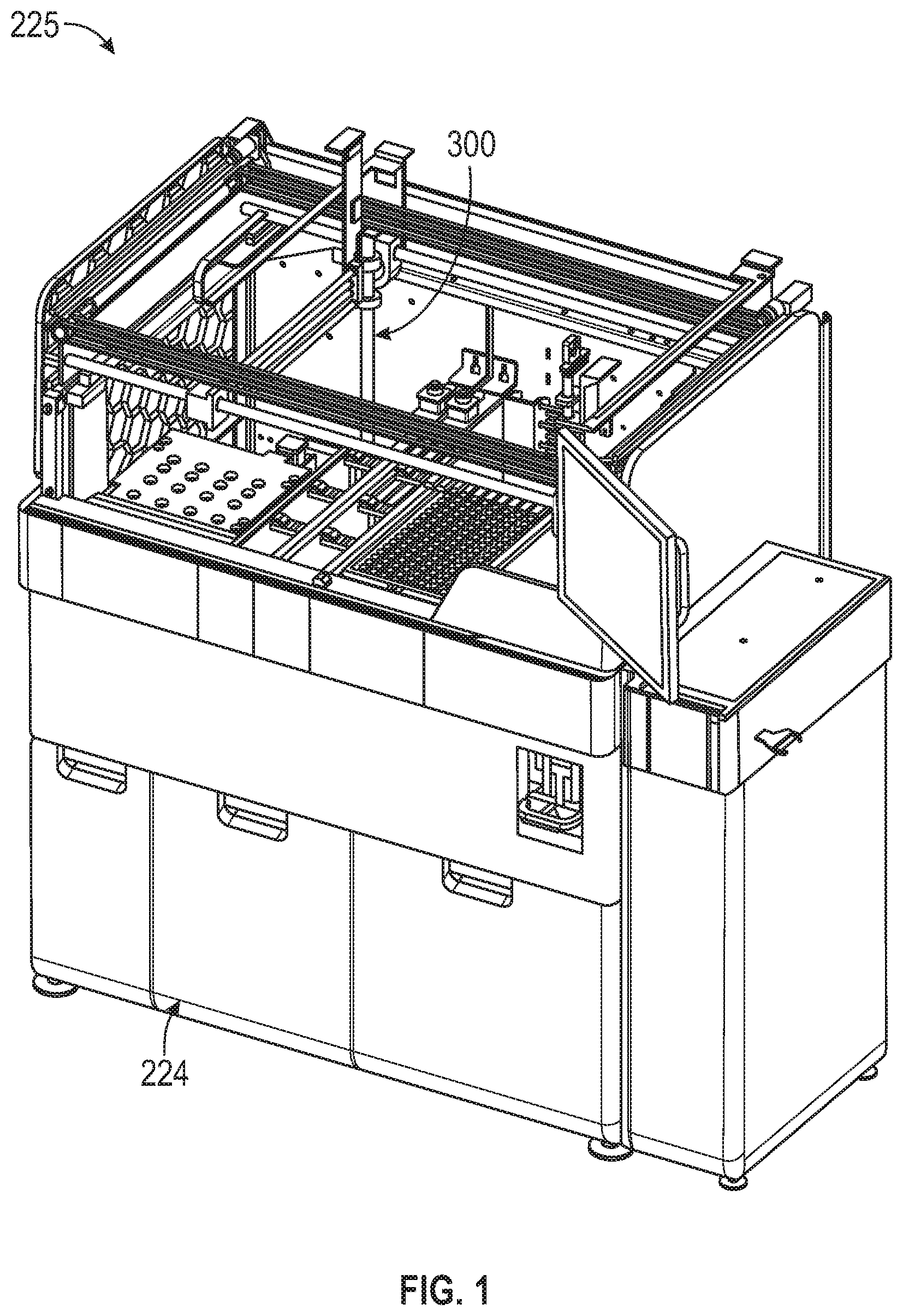 Patent US12332264 Figure 1 – Disposable pipette tip management