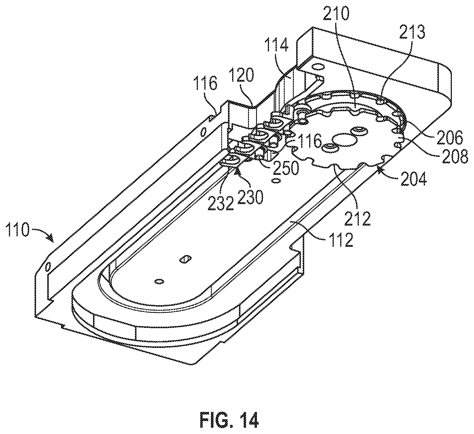 Patent US12332264 Figure 11 – Disposable pipette tip management