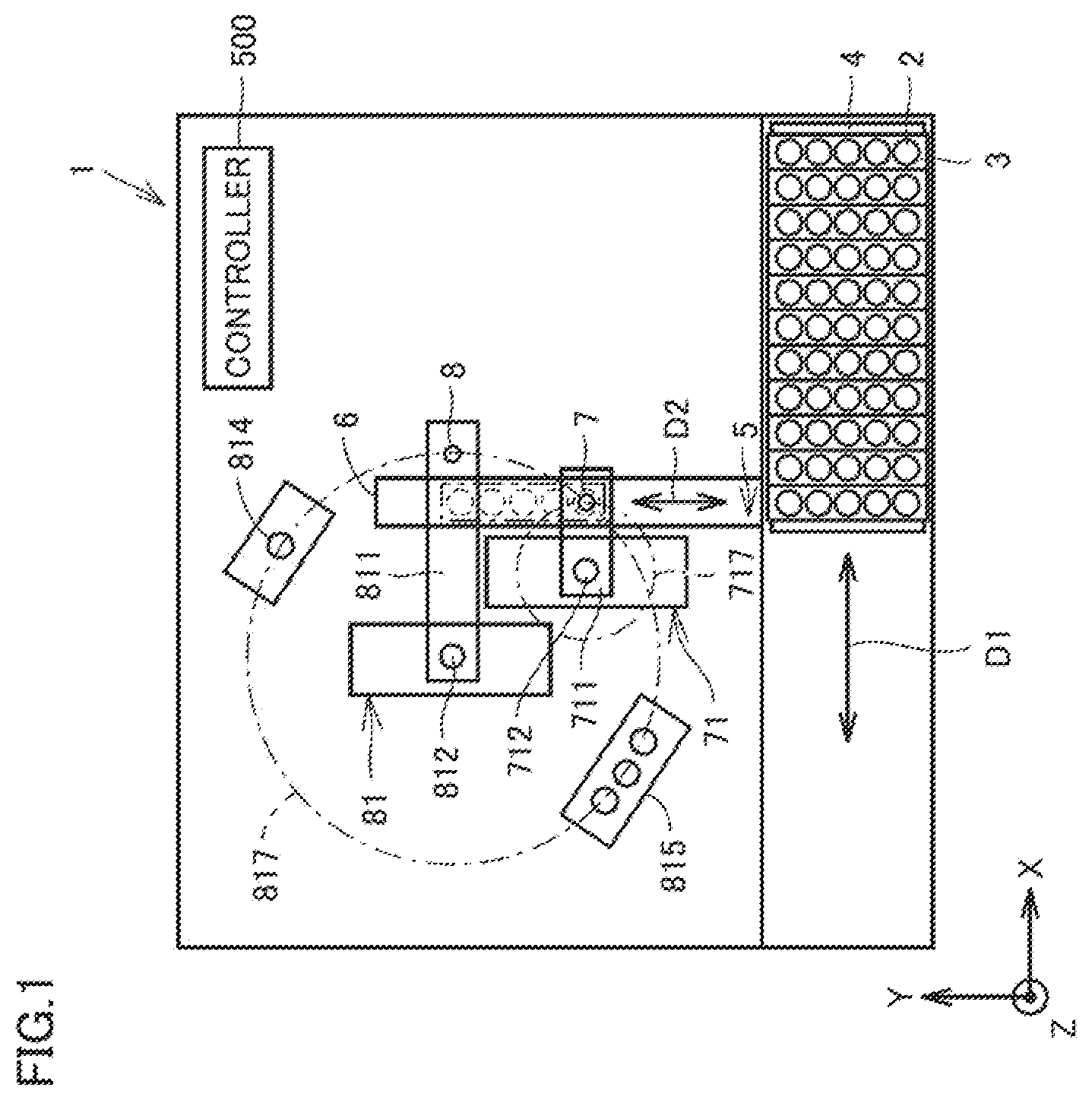 Patent US12332267 Figure 1 – Biochemical analysis apparatus and biochemical analysis method