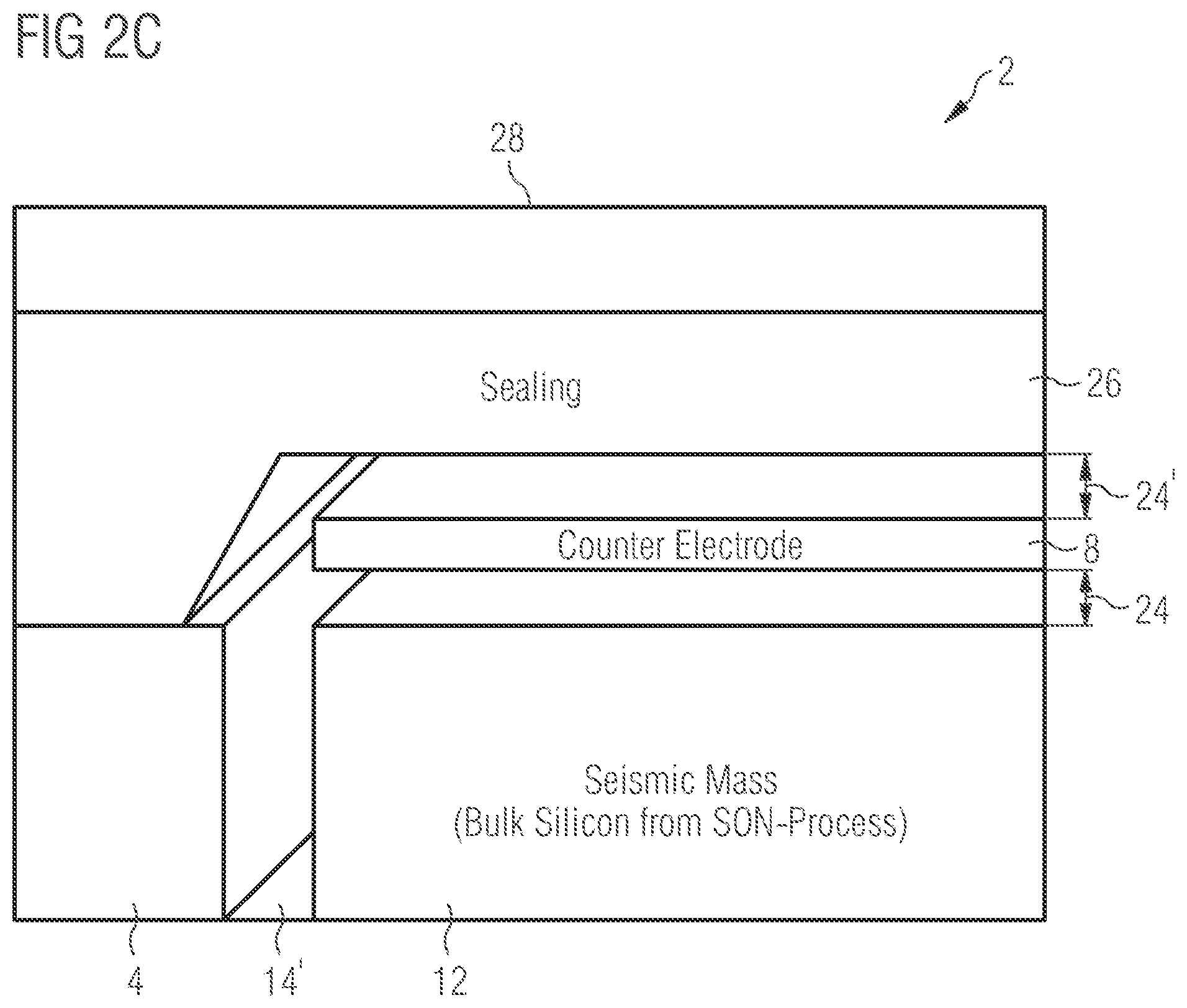 Patent US12332271 Figure 4 – Capacitive microelectromechanical device and method for forming a capacitive microelectromechanical device