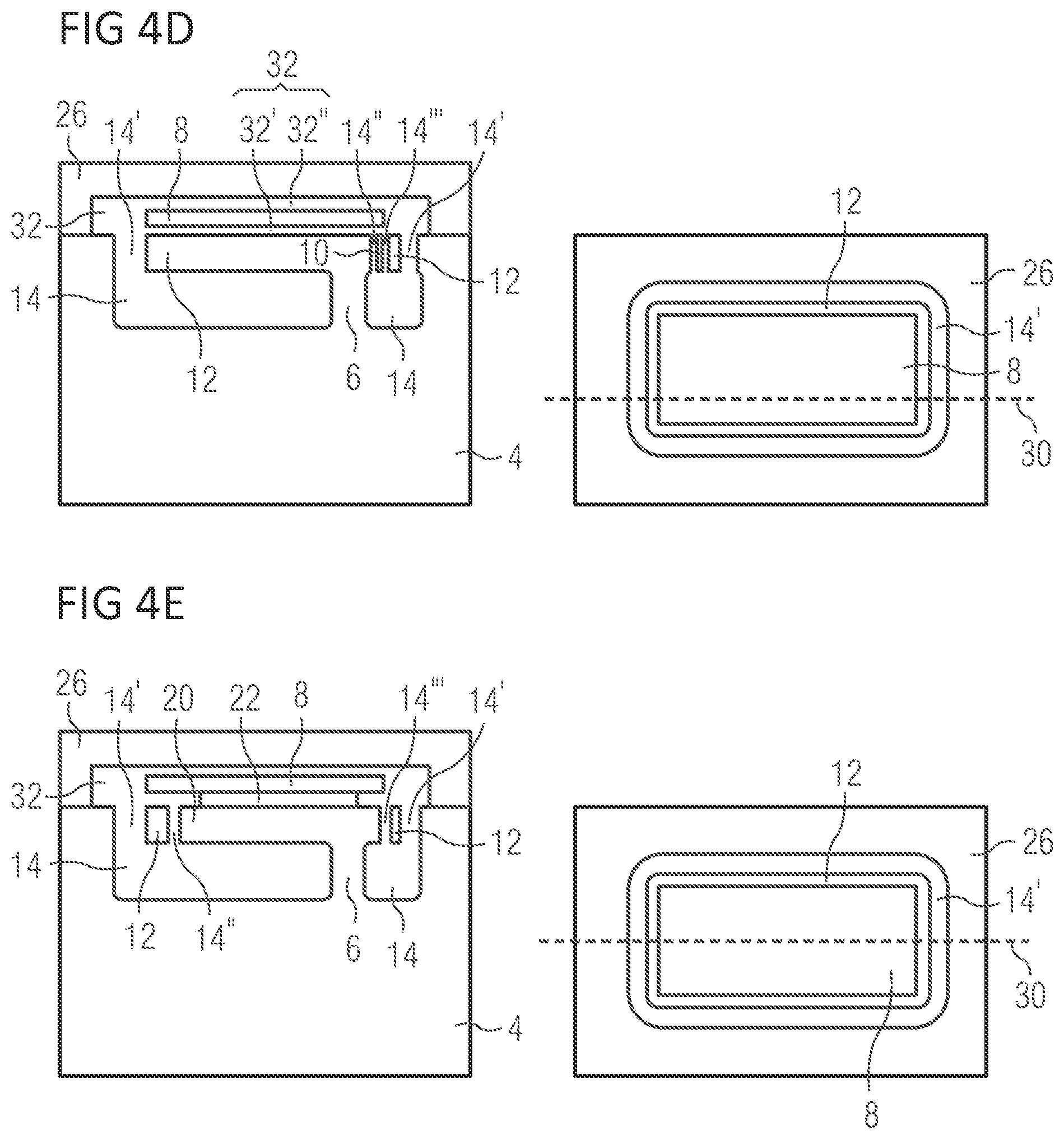 Patent US12332271 Figure 7 – Capacitive microelectromechanical device and method for forming a capacitive microelectromechanical device