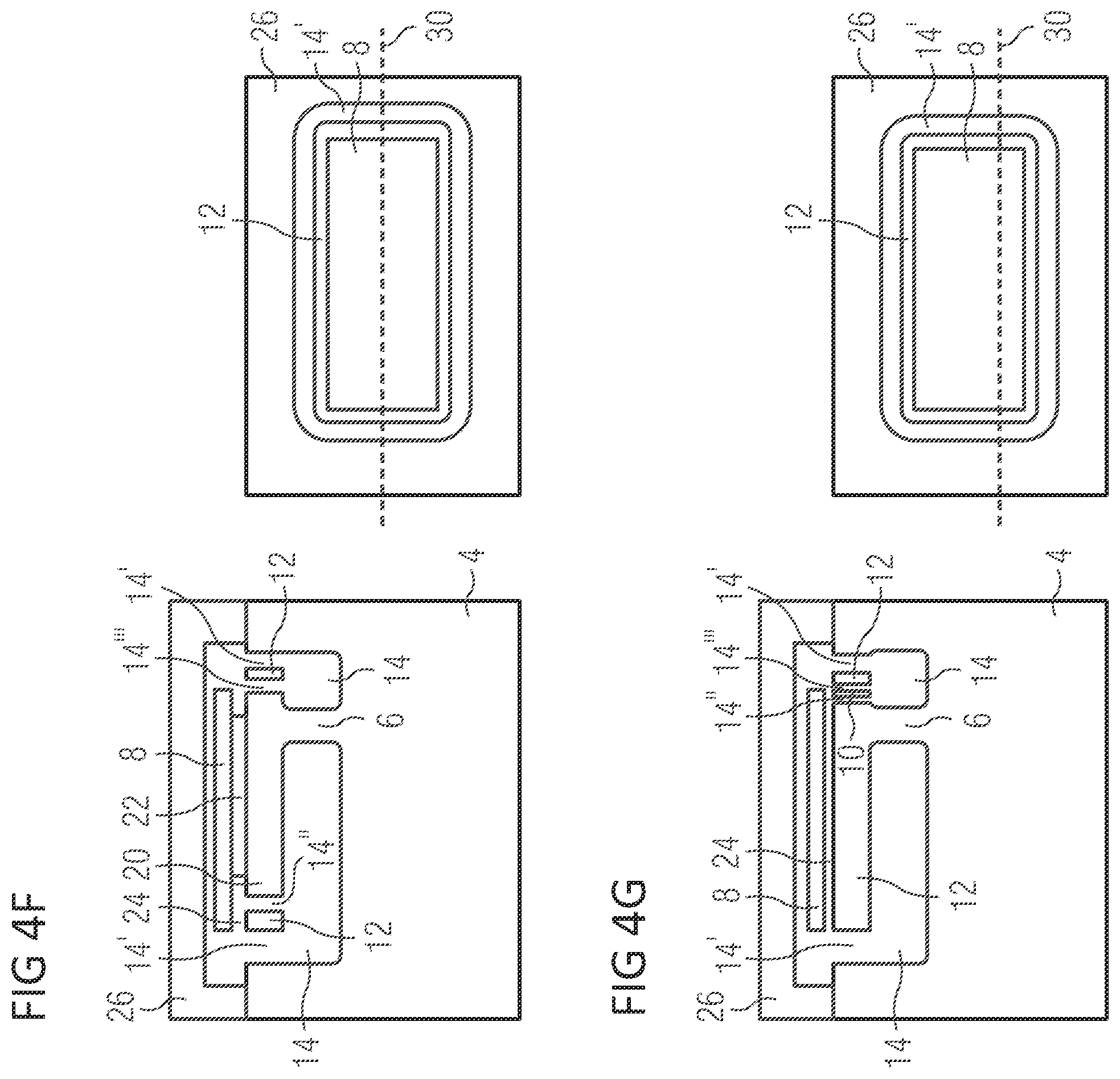Patent US12332271 Figure 8 – Capacitive microelectromechanical device and method for forming a capacitive microelectromechanical device