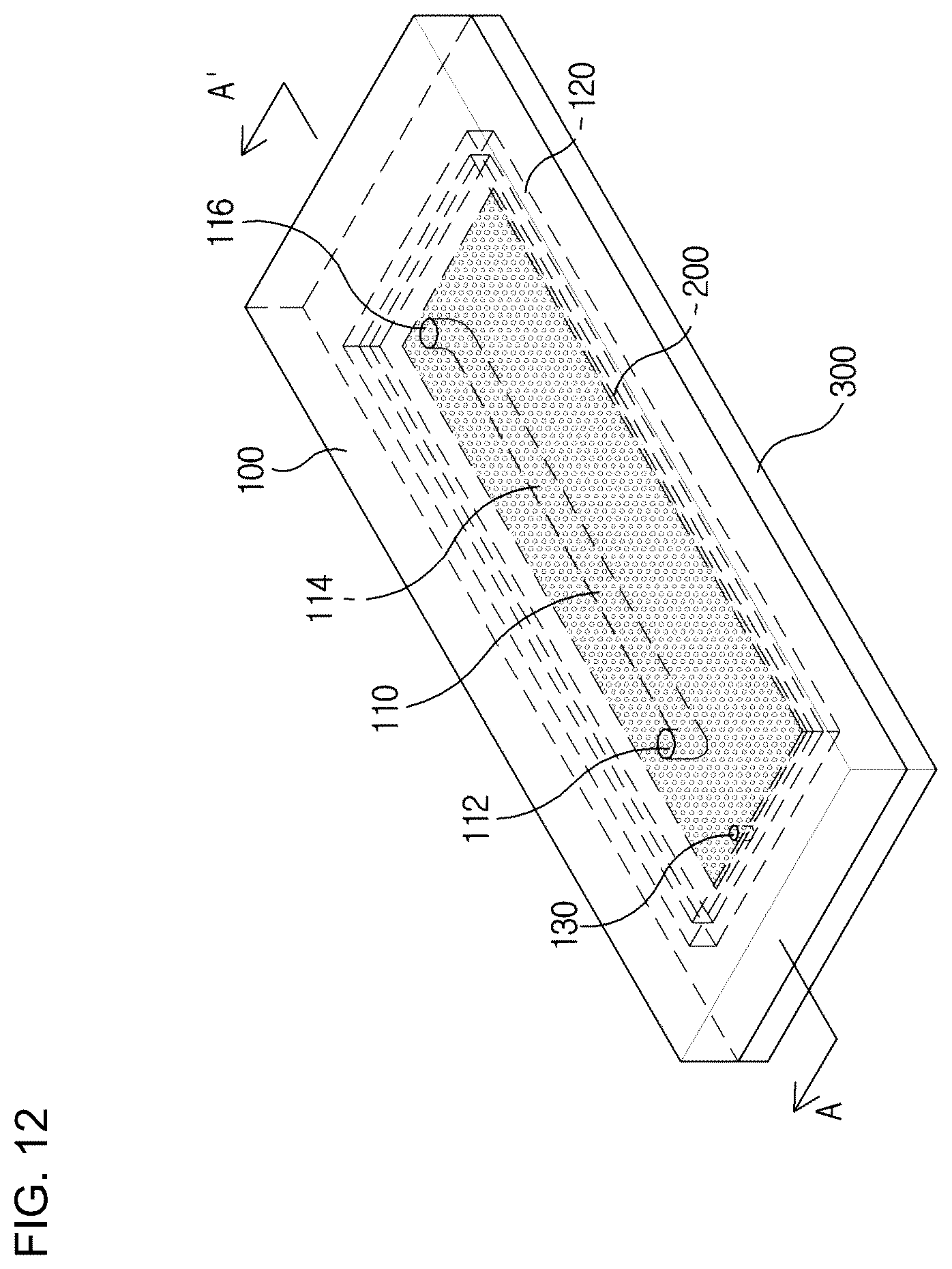 Patent US12332274 Figure 8 – Disposable flow velocity measuring device having predetermined sensitivity to pressure change by using various types of ultra-thin films, and microfluidic device capable of removing micro bubbles inside channel by using support patterns protruding from porous ultra-thin film and manufacturing method therefor