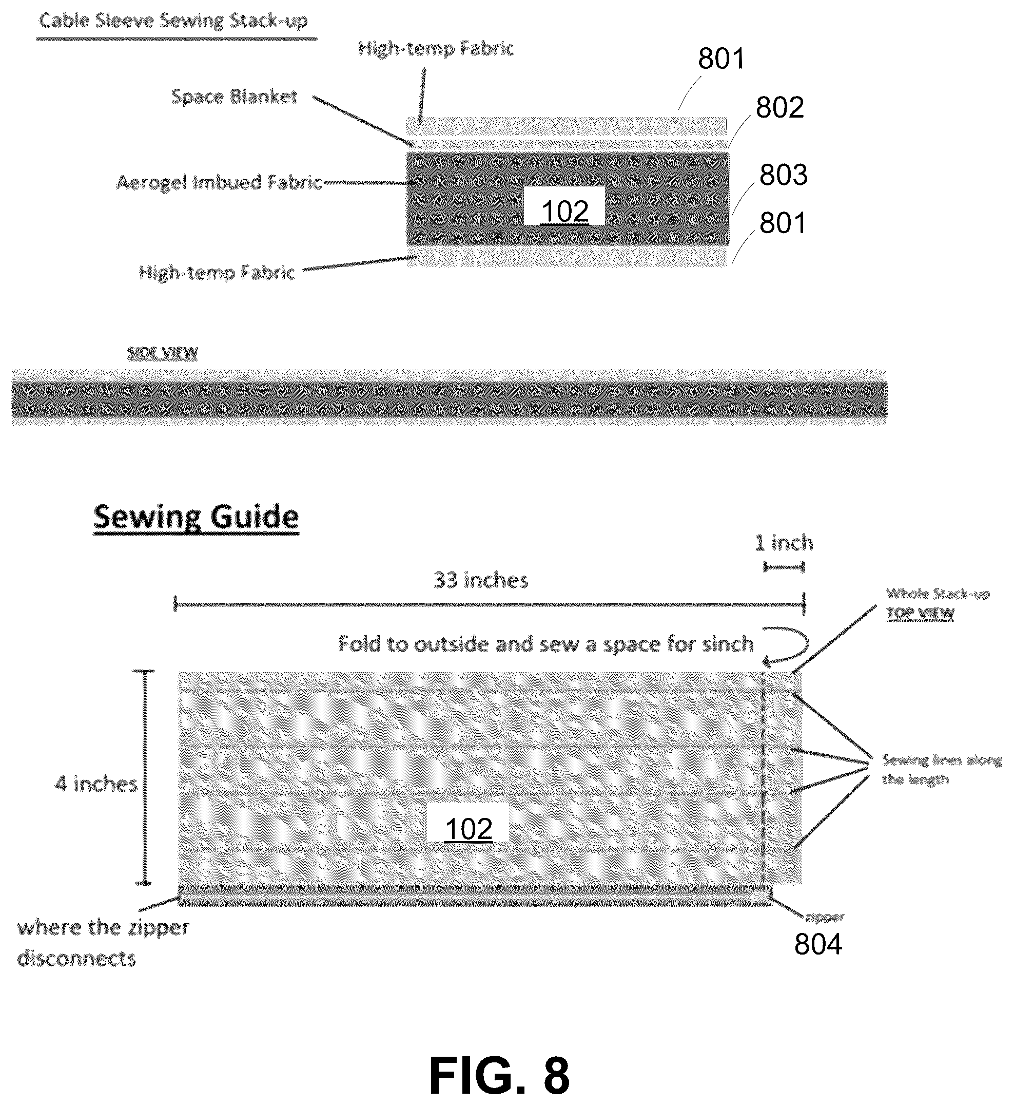 Patent US12332277 Figure 8 – Thermal management system for a test-and-measurement probe