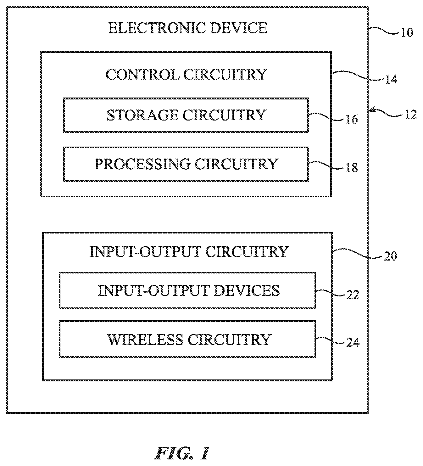 Patent US12332287 Figure 1 – Radio-frequency power detector with transimpedance amplifier and input offset mitigation