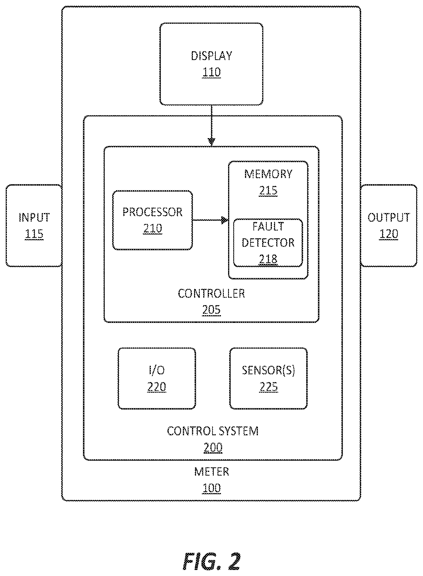 Patent US12332288 Figure 2 – Systems and methods for estimating neutral impedance and detecting faulted neutral connection in an electrical meter