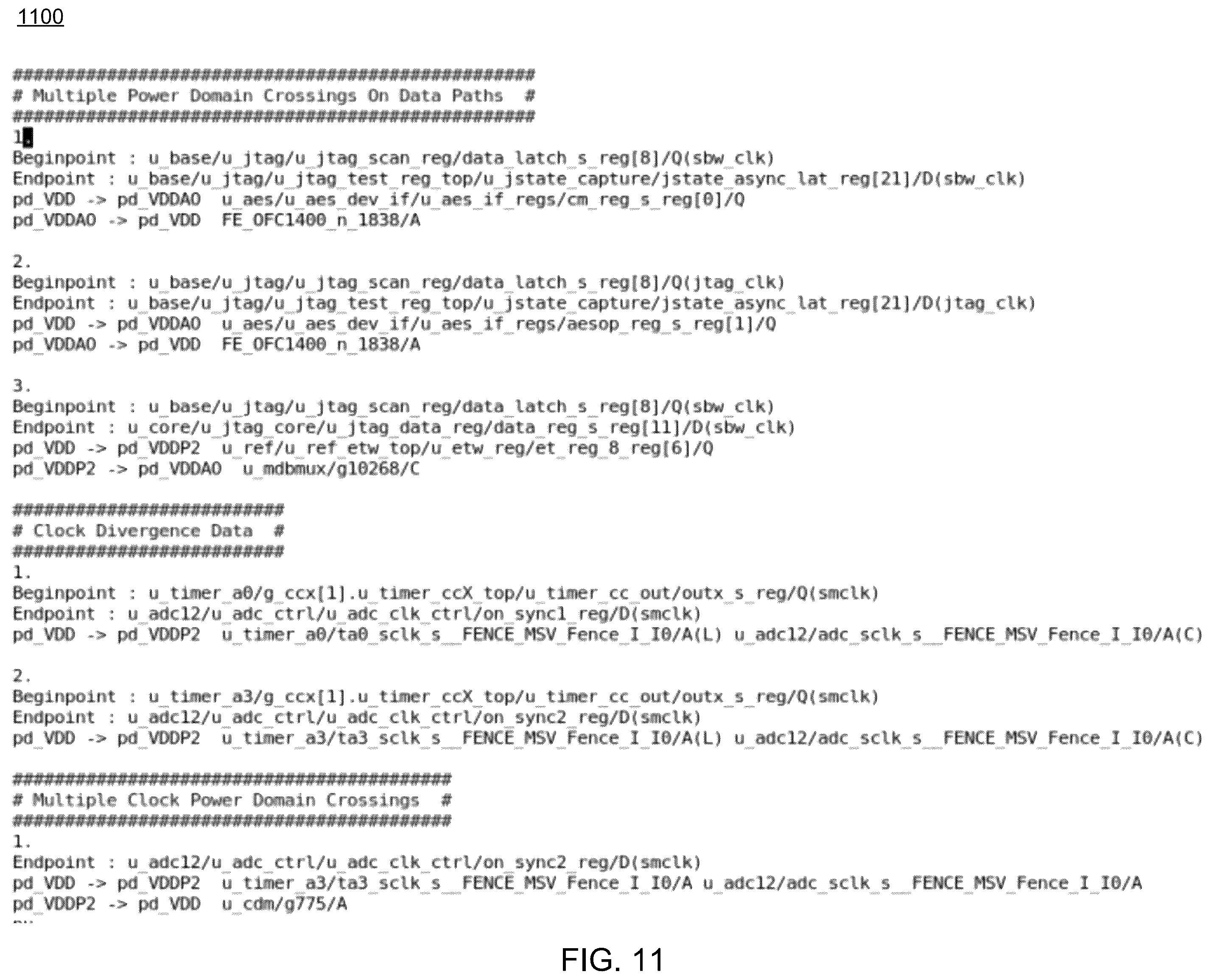 Patent US12332304 Figure 11 – System and method for automatic fault detection in an electronic design