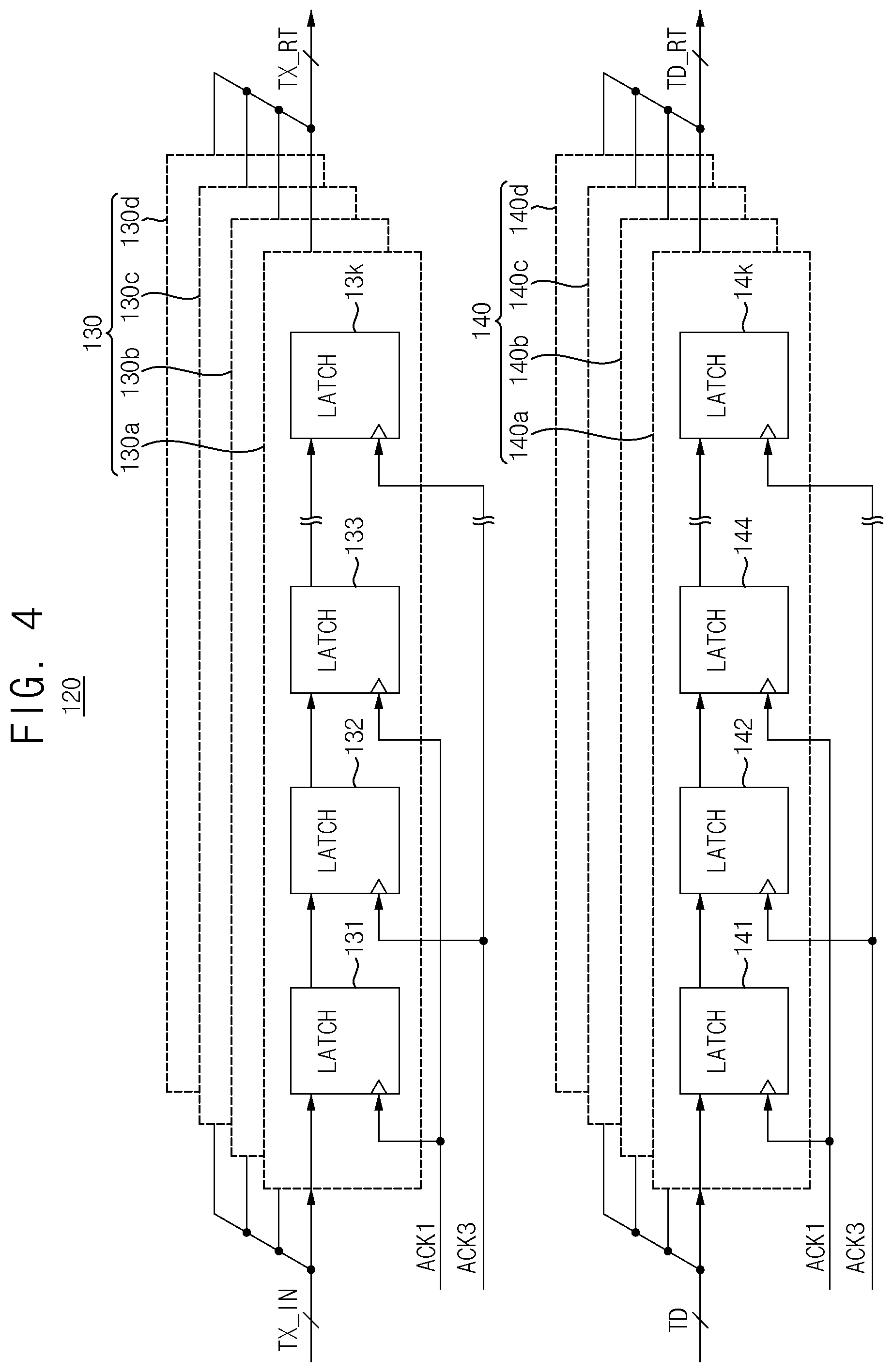 Patent US12332307 Figure 4 – Transmitter for ultra-high speed and storage device including the same