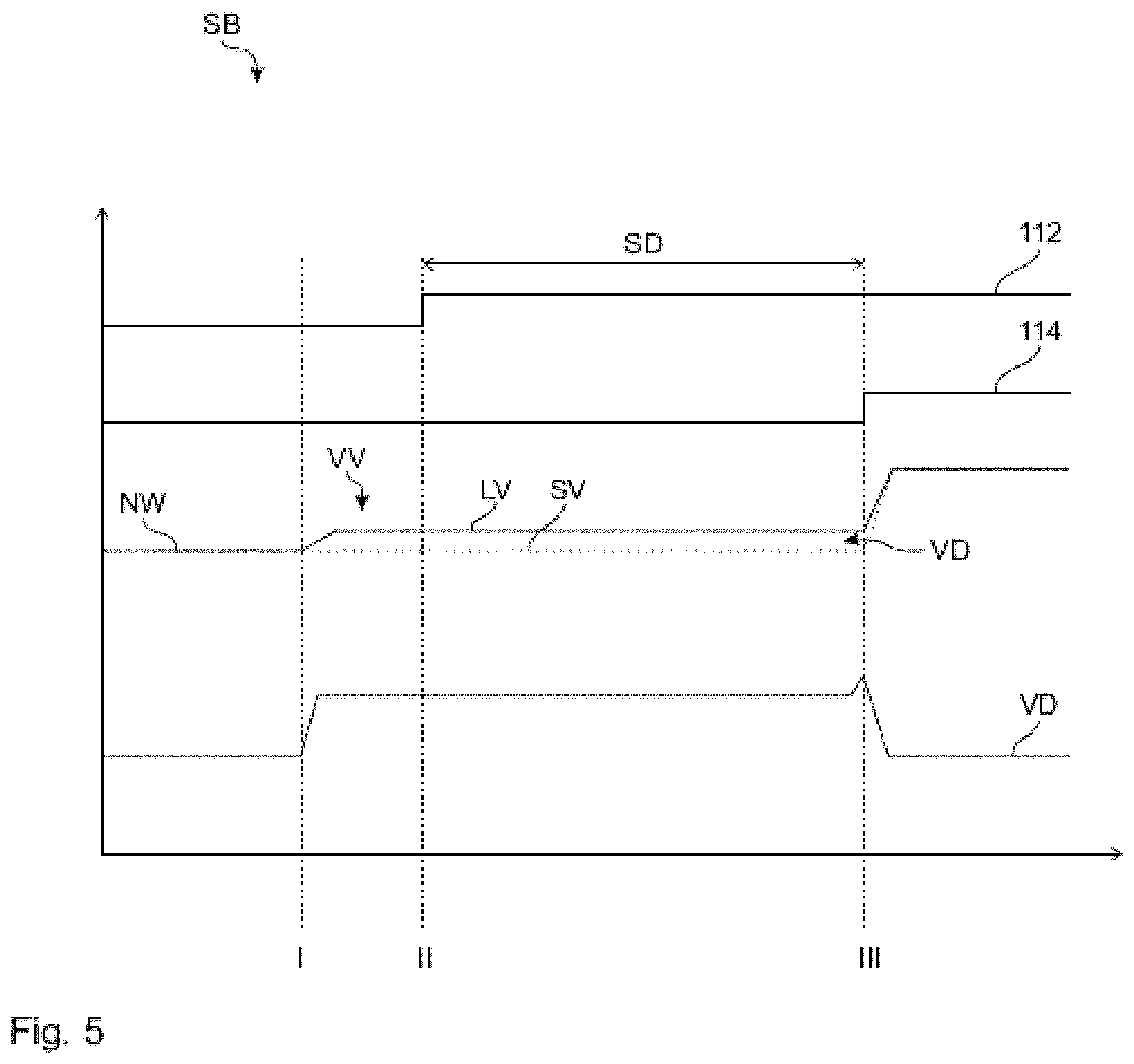 Patent US12332312 Figure 5 – Test method for testing a disconnection function of a main switch device of an electrical connection device of a fuel cell system