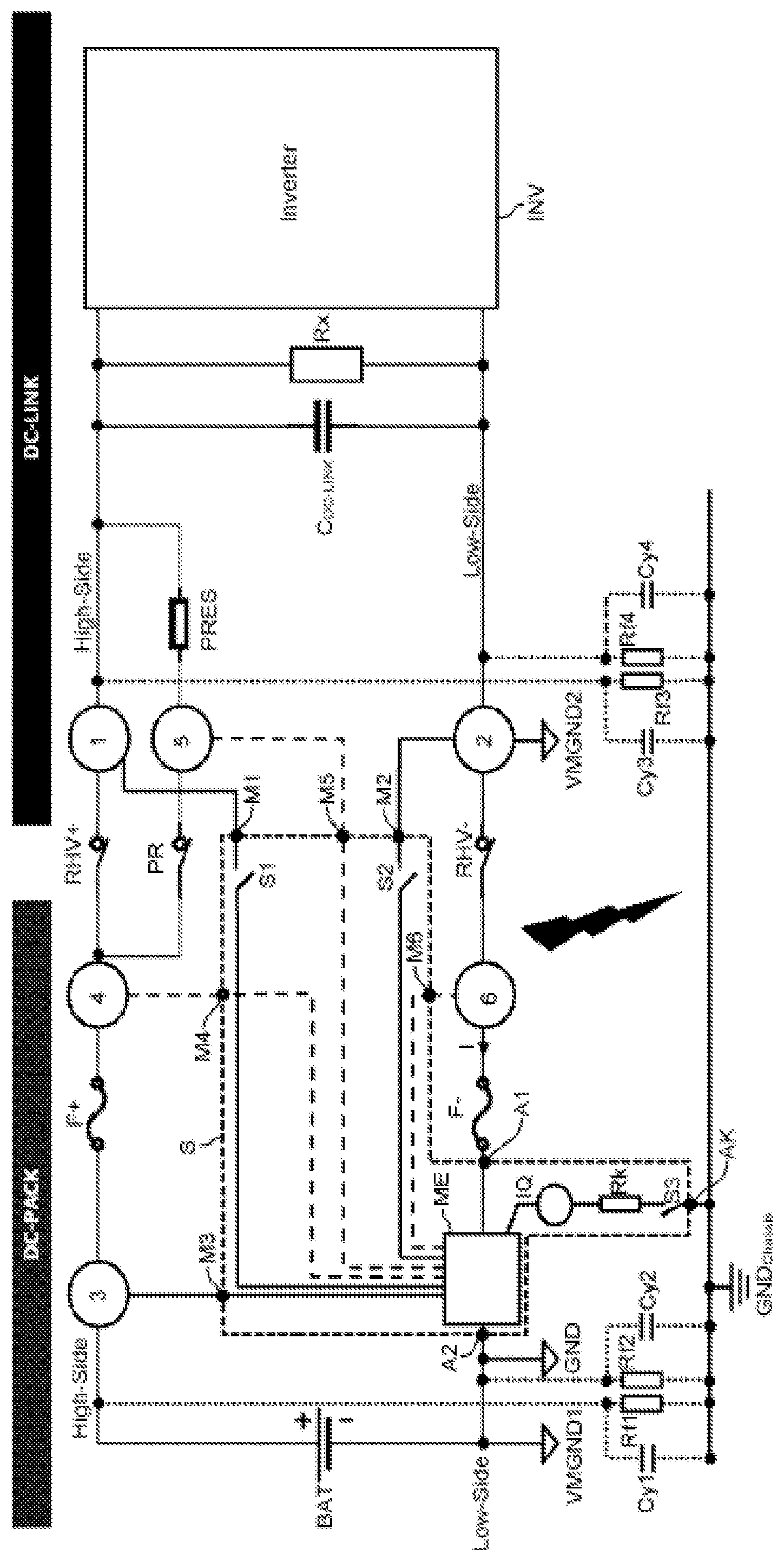 Patent US12332317 — Sensor for a vehicle electrical system — Figure 1