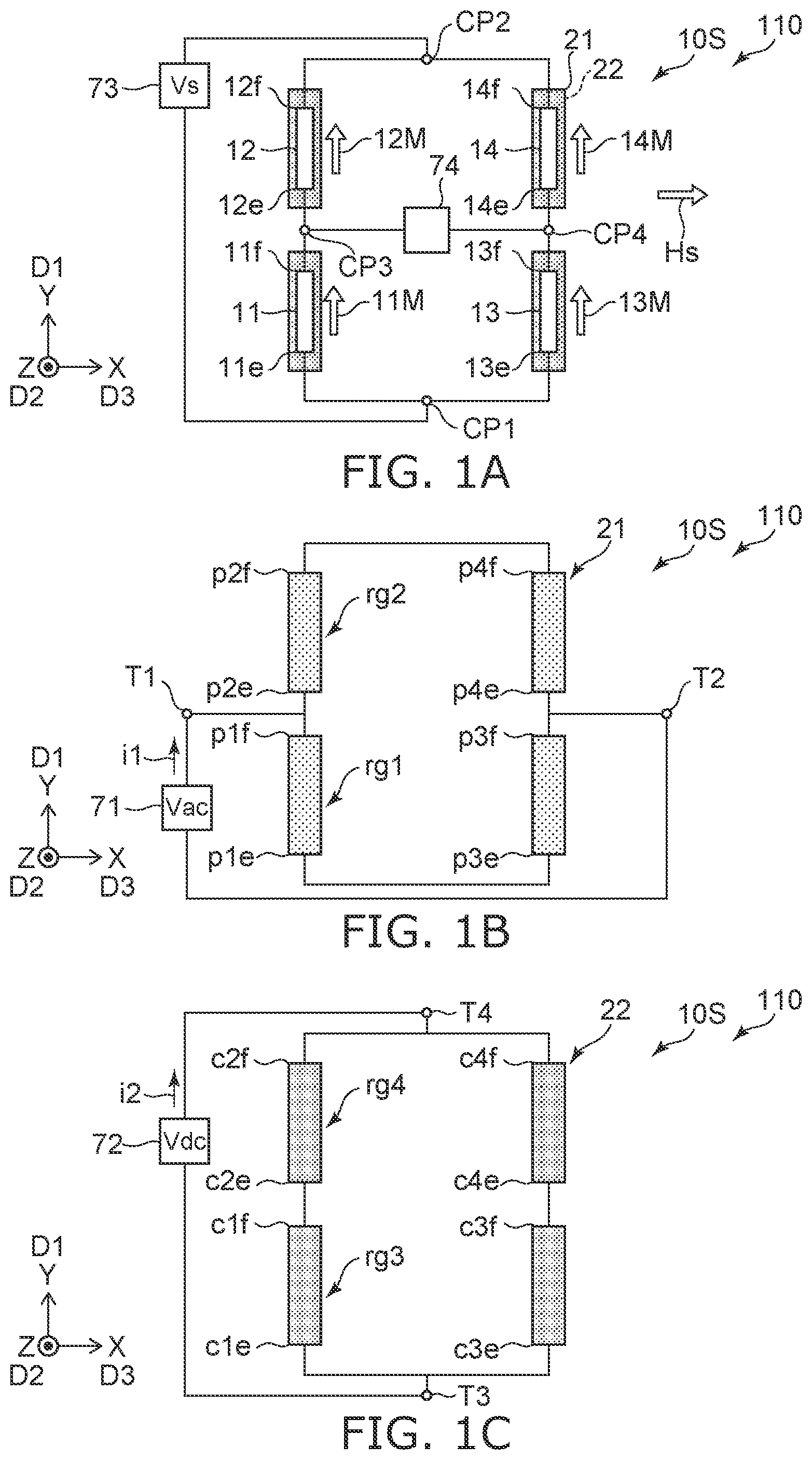 Patent US12332326 Figure 1 – Sensor and inspection device