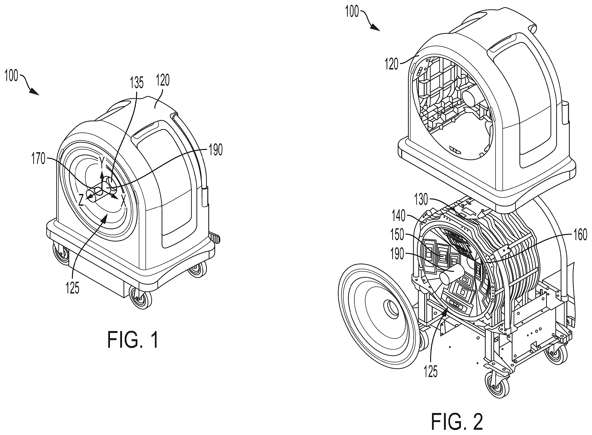 Patent US12332331 Figure 1 – Pulse sequences and frequency sweep pulses for single-sided magnetic resonance imaging