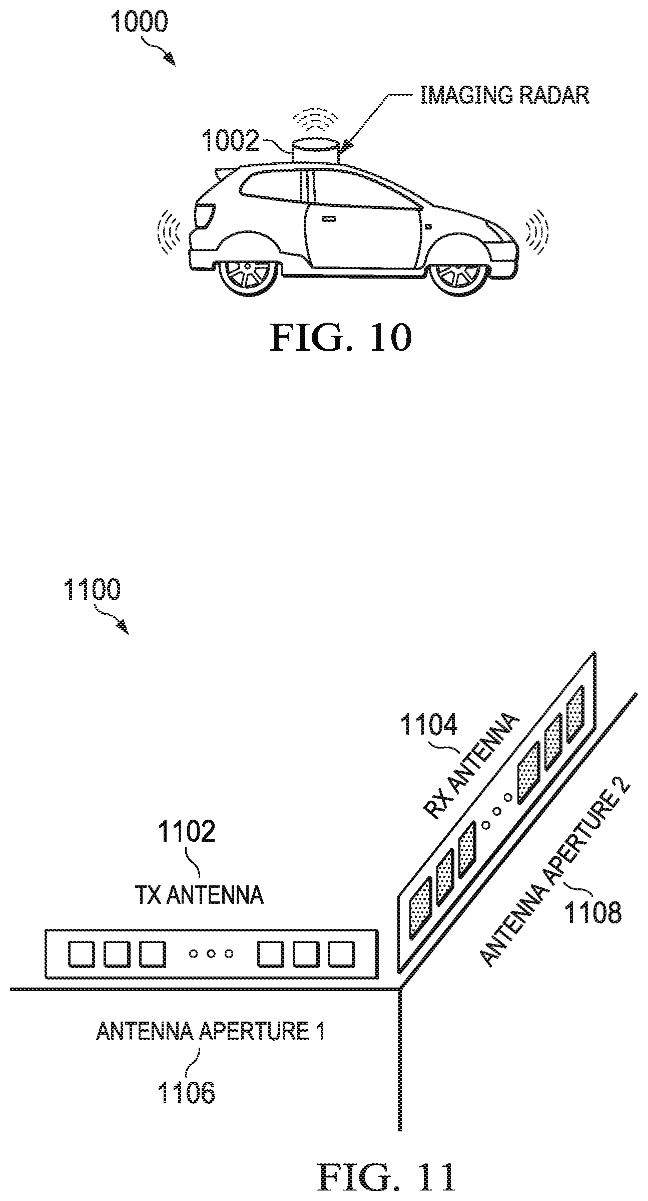 Patent US12332336 Figure 9 – Synthetic aperture antenna array for 3D imaging