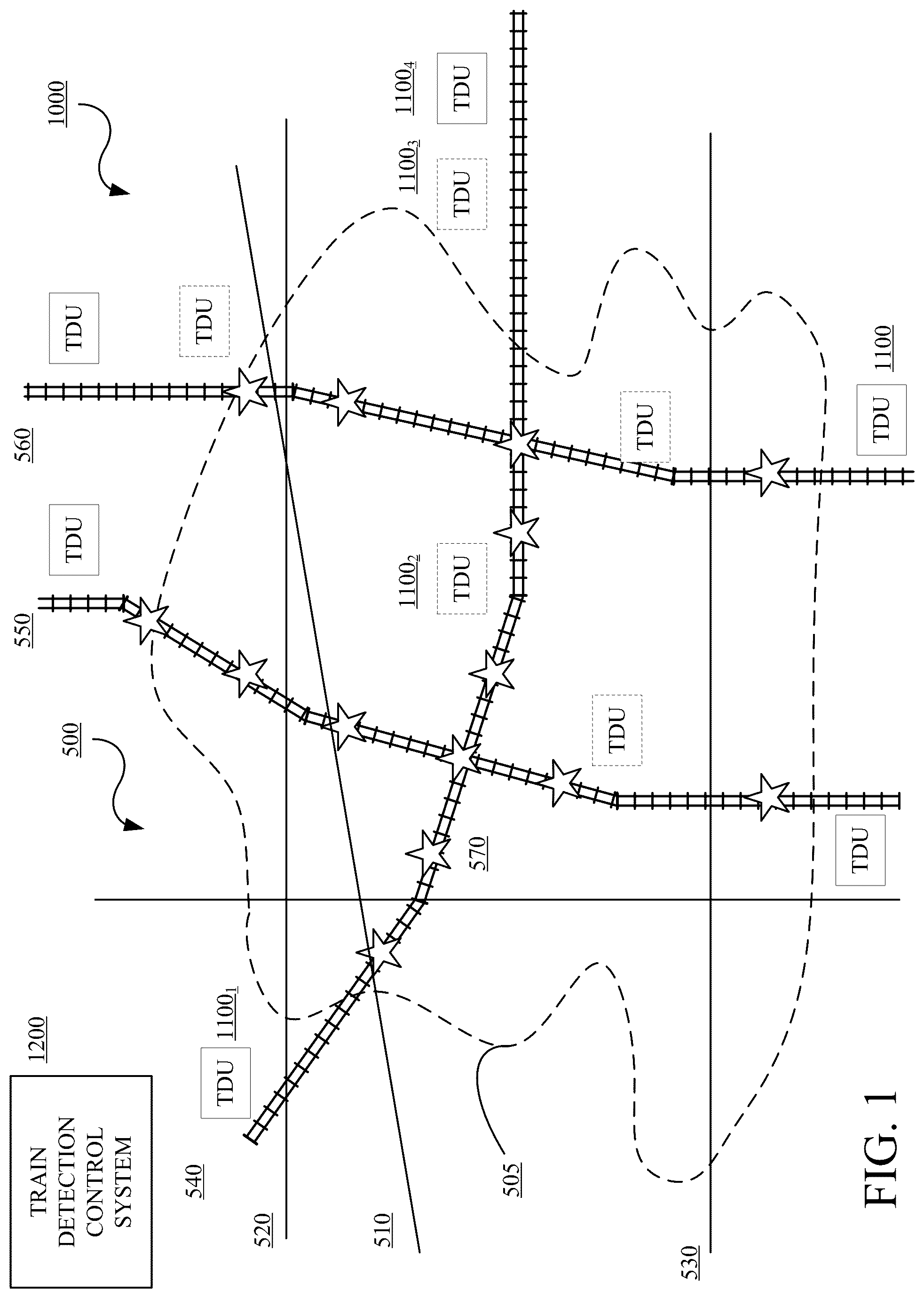 Patent US12332340 Figure 1 – System and method for installation of train detection apparatus