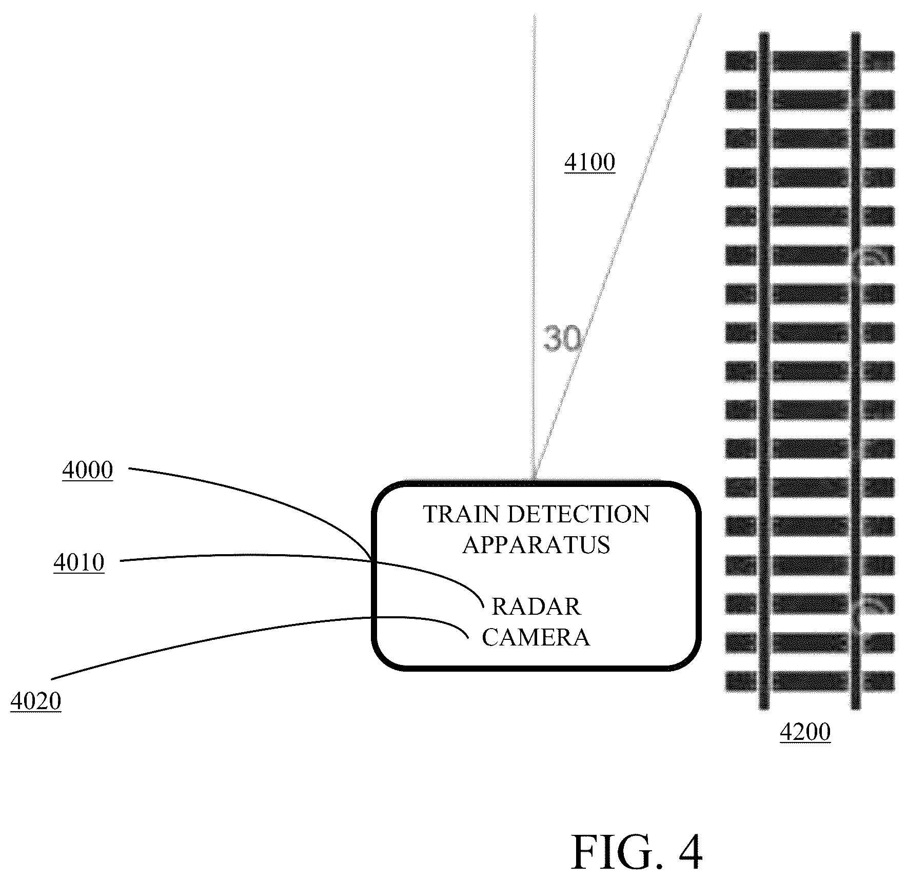 Patent US12332340 Figure 4 – System and method for installation of train detection apparatus