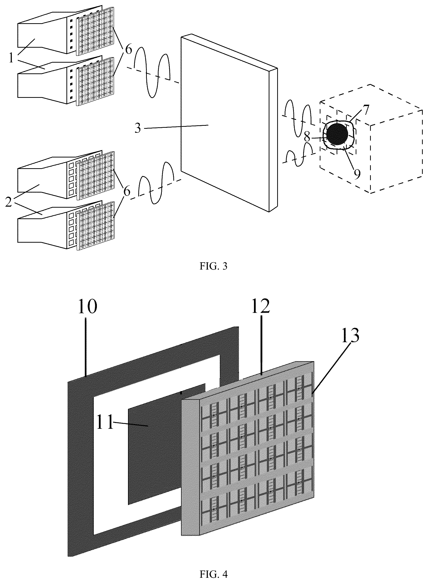 Patent US12332343 Figure 2 – Electromagnetic non-line-of-sight imaging method based on time reversal and compressed sensing