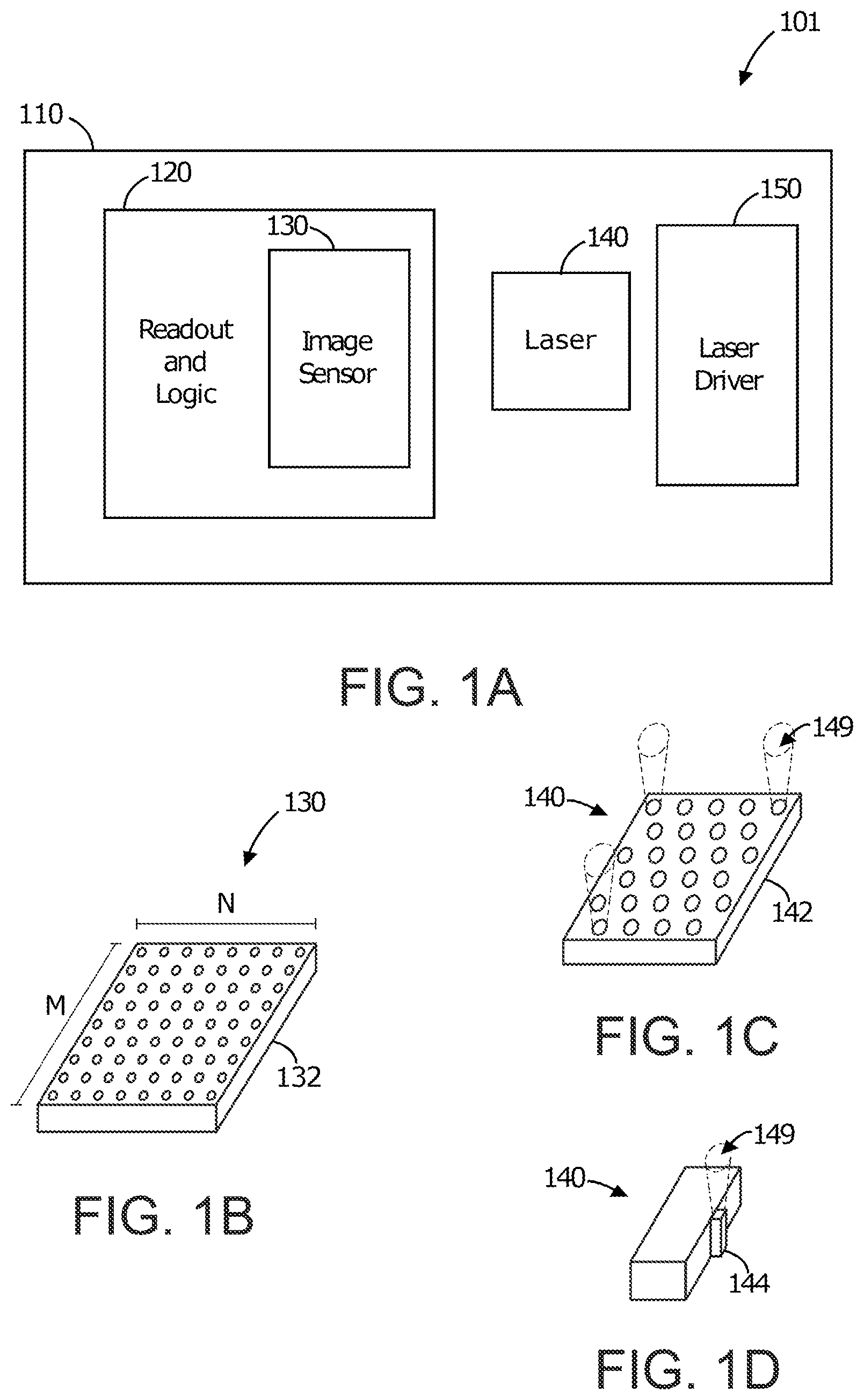 Patent US12332356 Figure 1 – LIDAR sensor for vehicle apparatus