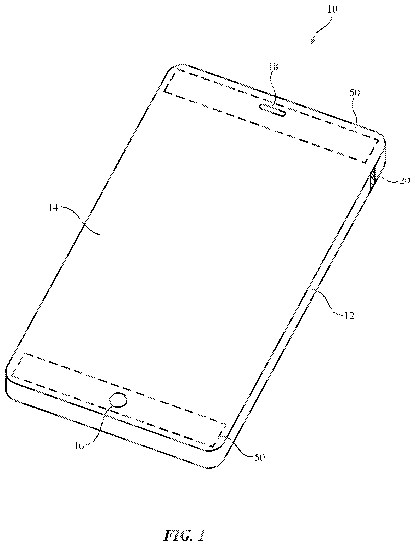 Patent US12332366 Figure 1 – Electronic devices with motion sensing and angle of arrival detection circuitry