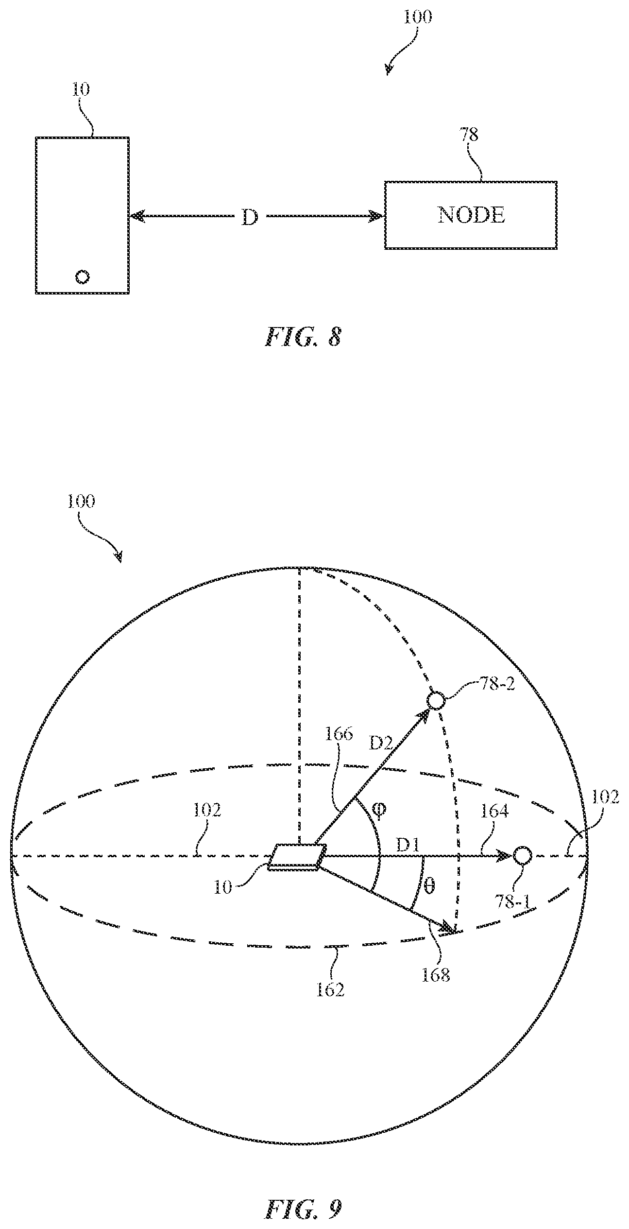 Patent US12332366 Figure 6 – Electronic devices with motion sensing and angle of arrival detection circuitry