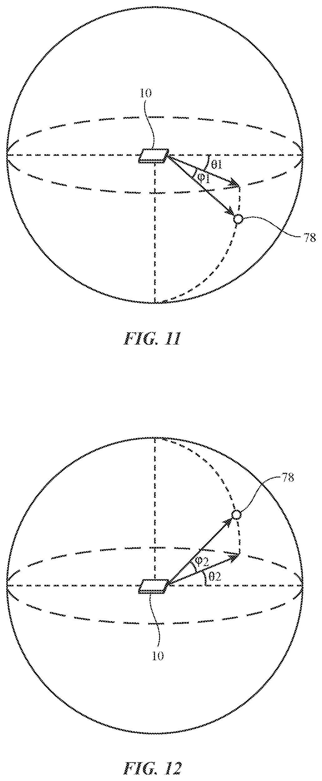 Patent US12332366 Figure 8 – Electronic devices with motion sensing and angle of arrival detection circuitry