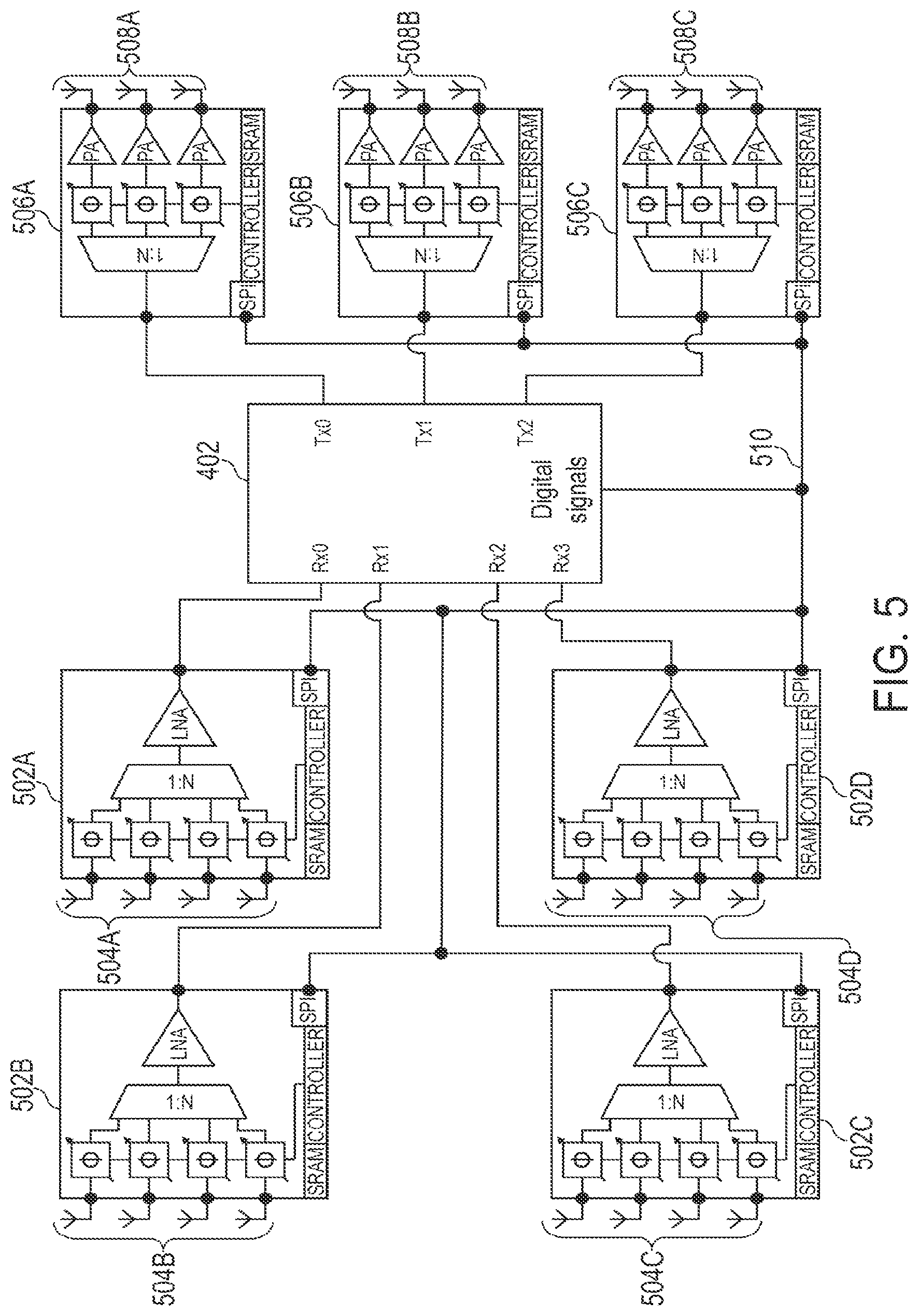 Patent US12332375 Figure 3 – MIMO channel extenders with associated systems and methods