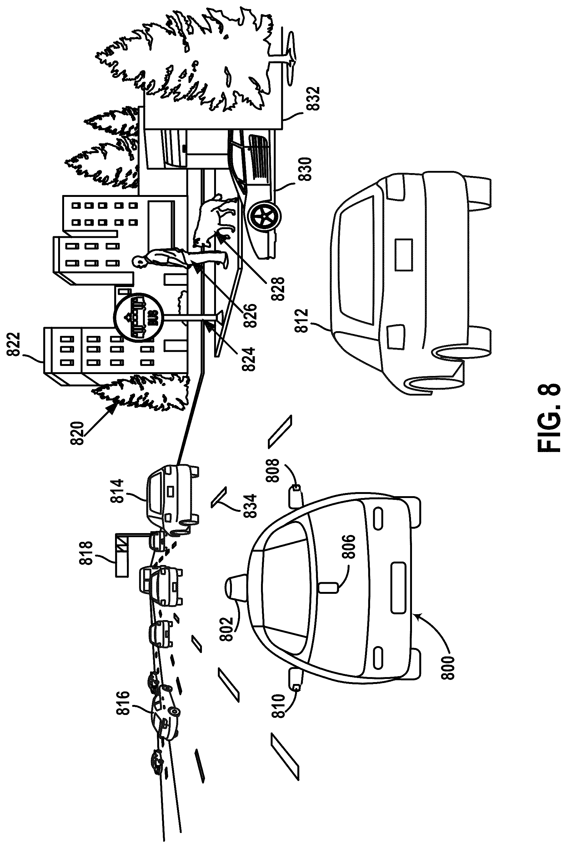 Patent US12332379 Figure 17 – Vehicle with multiple light detection and ranging devices (LIDARs)