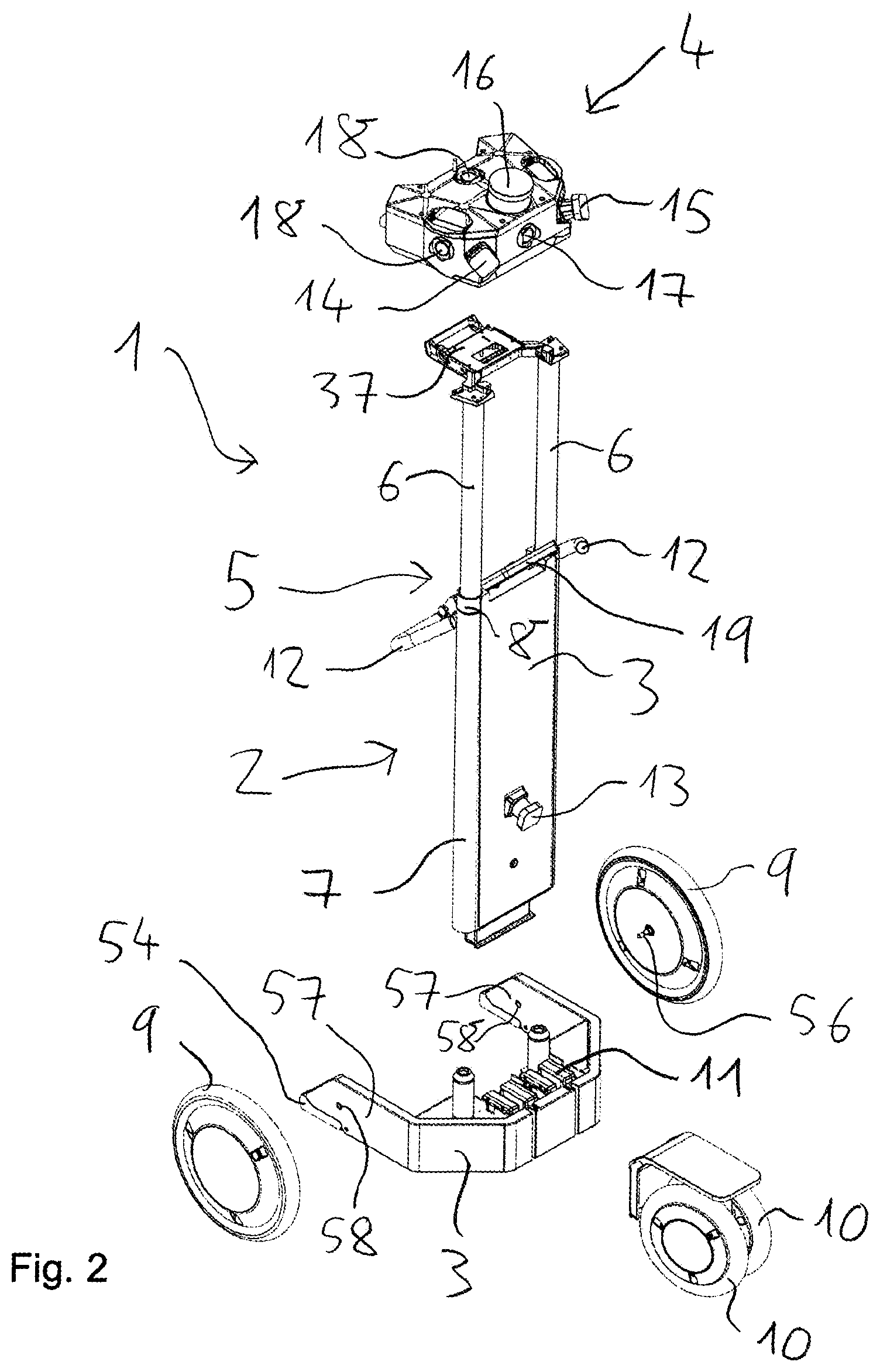 Patent US12332382 Figure 2 – Mobile apparatus and method for capturing an object space