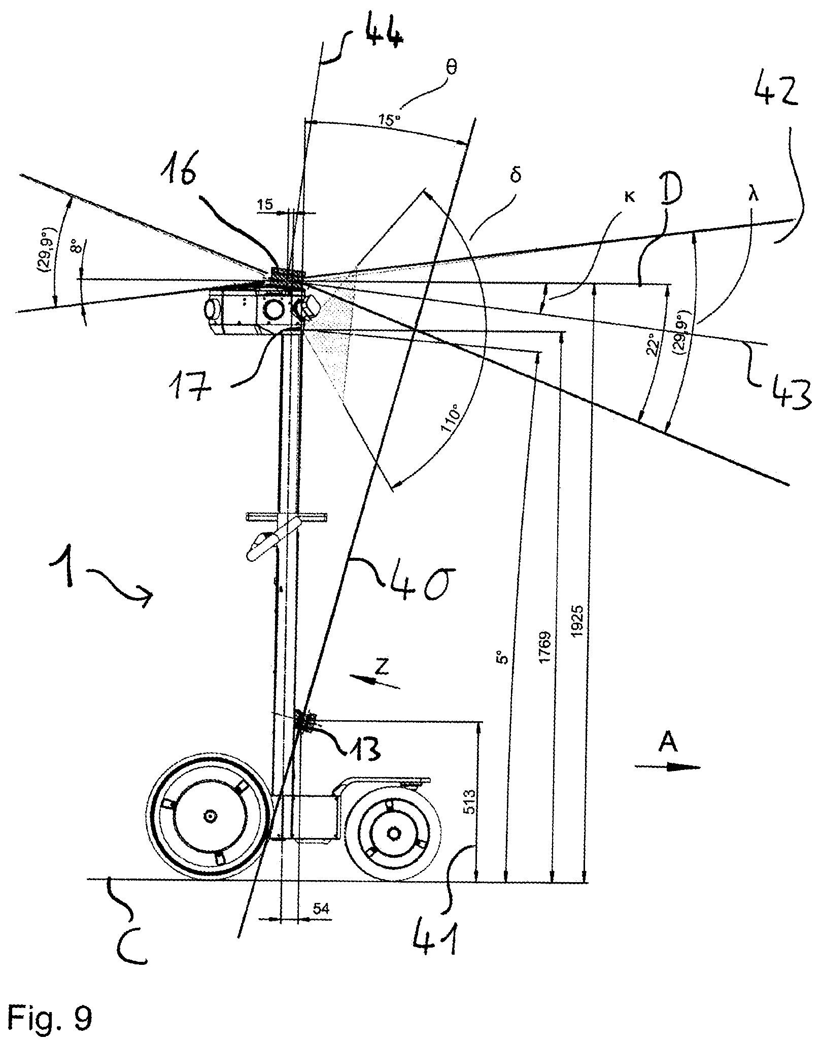 Patent US12332382 Figure 9 – Mobile apparatus and method for capturing an object space