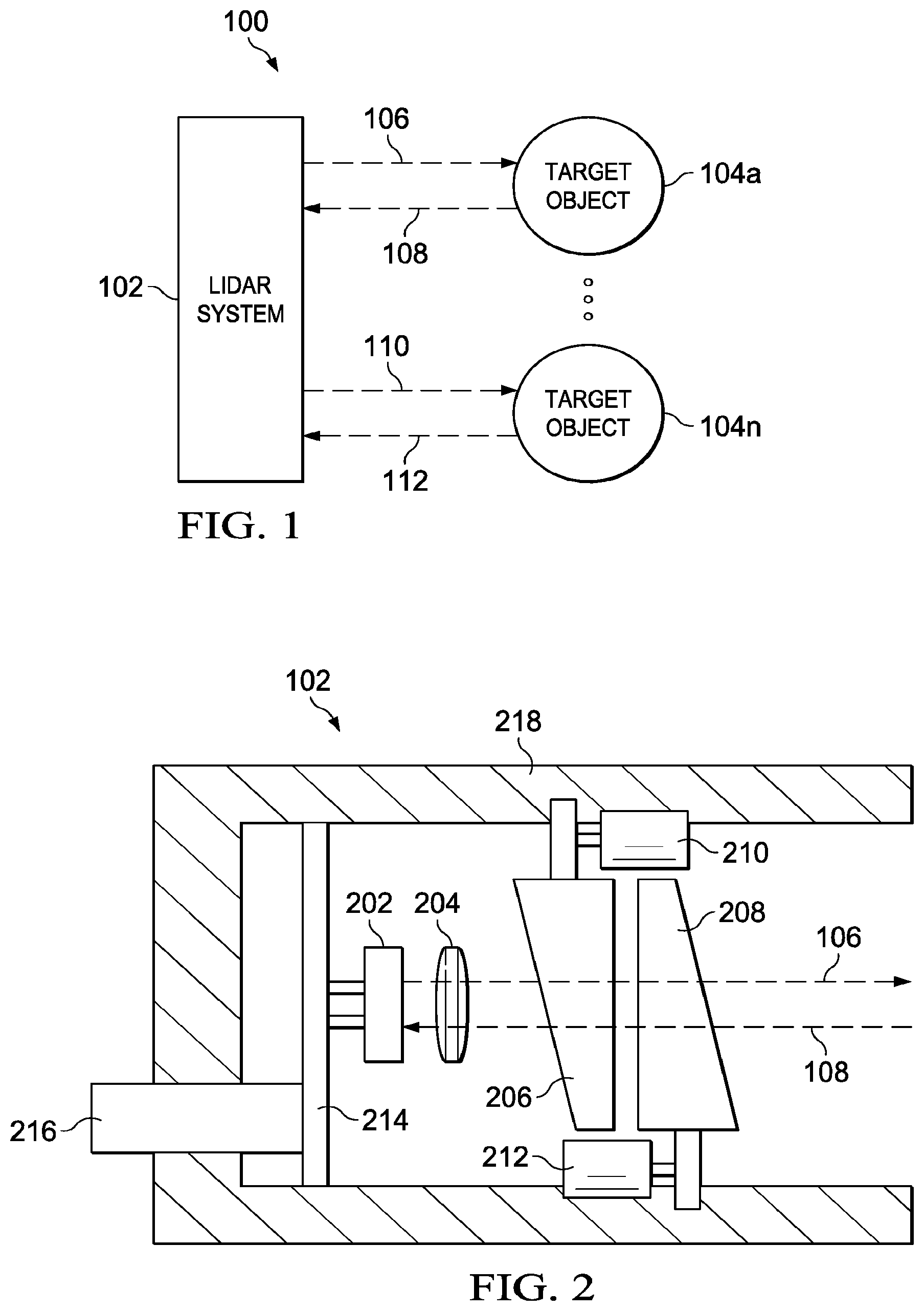 Patent US12332383 Figure 1 – Compact chip scale lidar solution