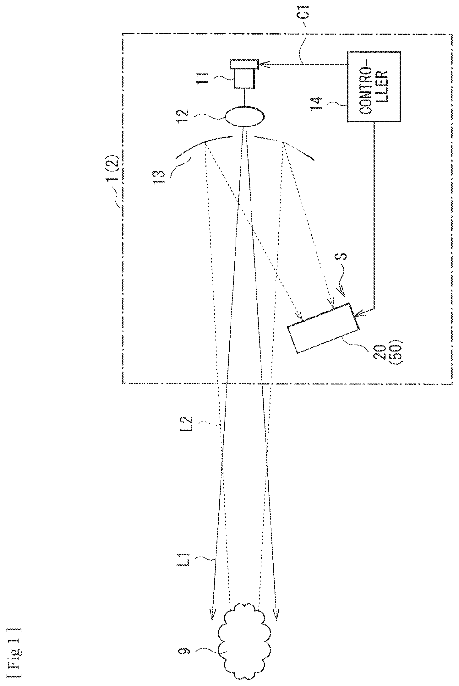 Patent US12332385 Figure 1 – Time measurement device and time measurement unit